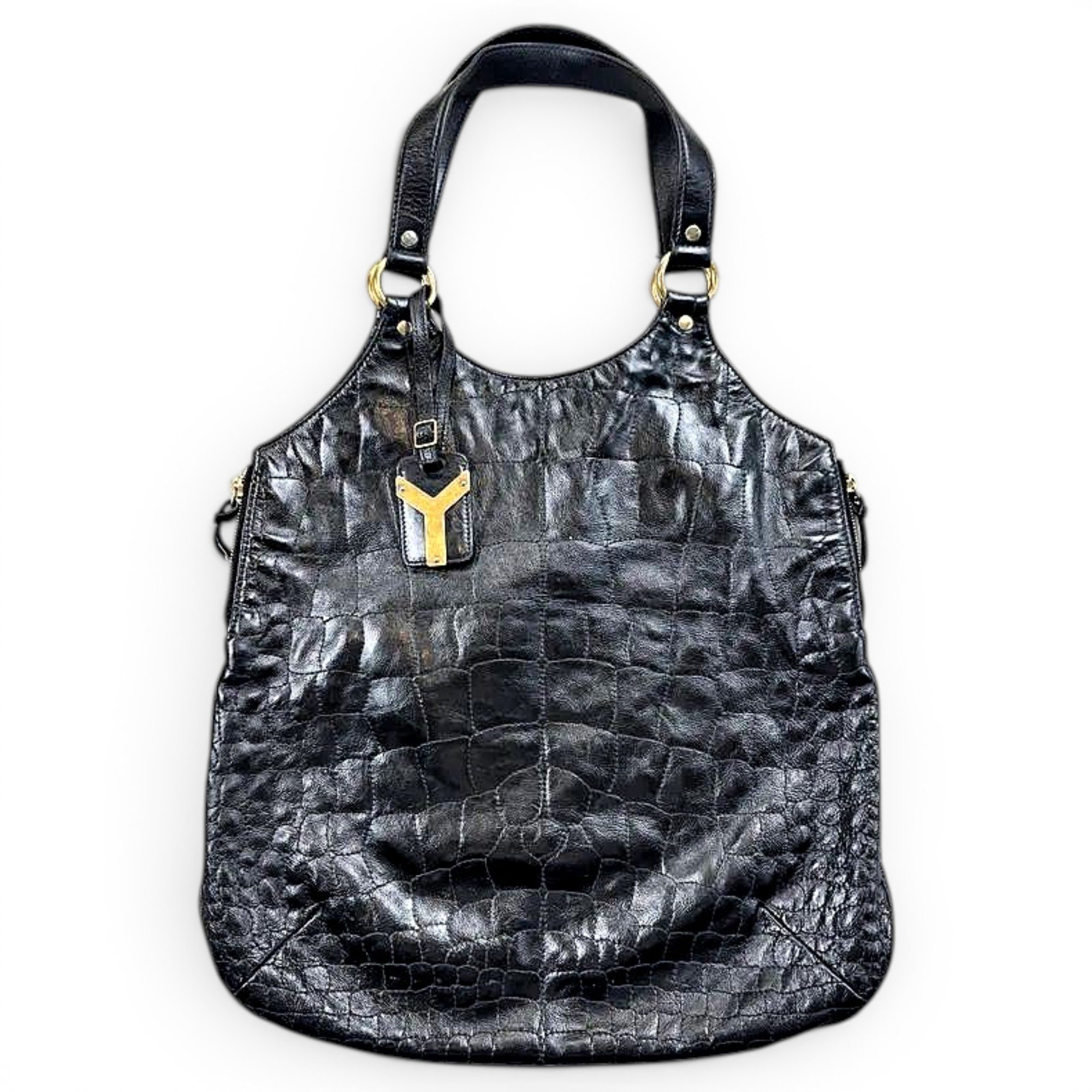 Leather travel bag