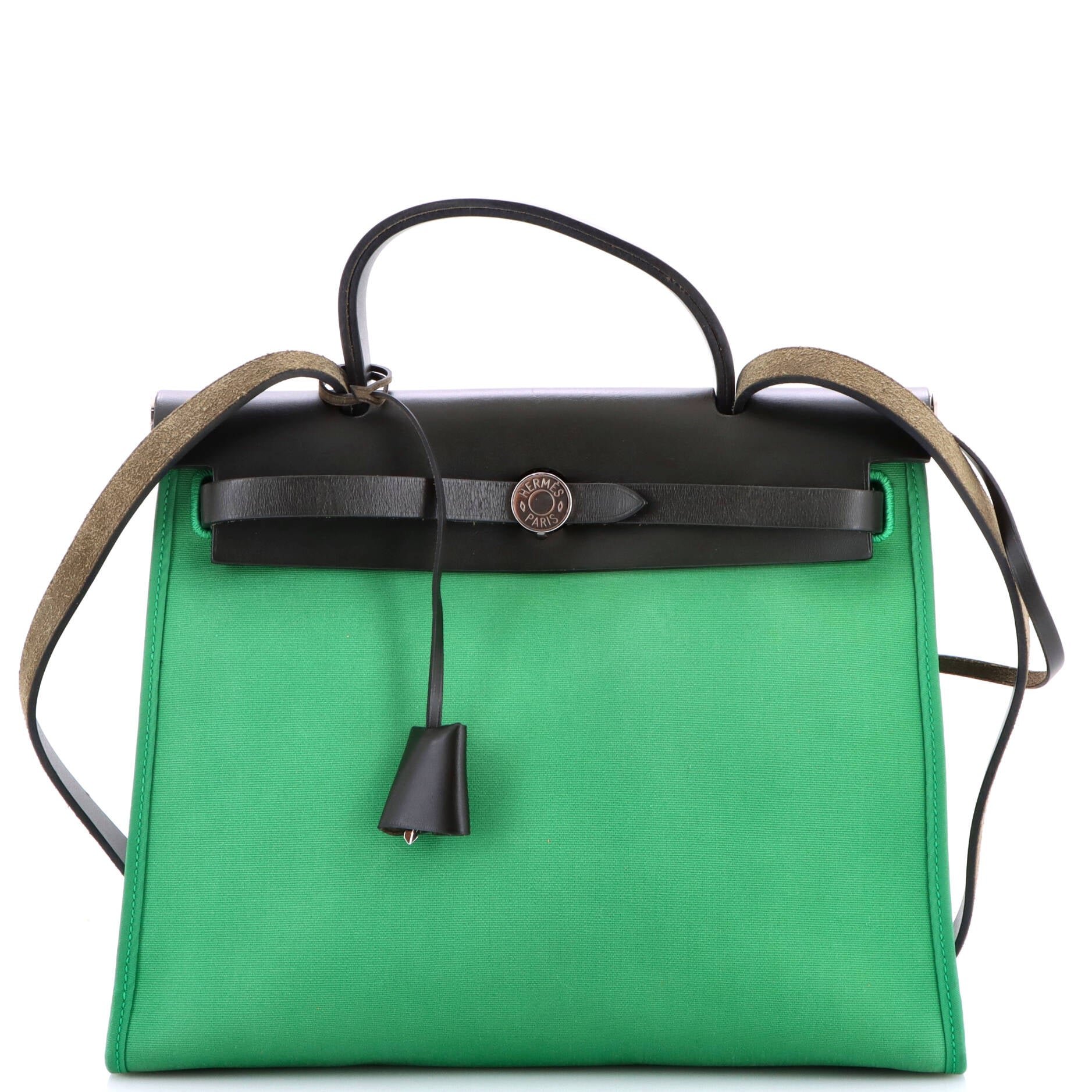Herbag Zip Leather and Toile 31