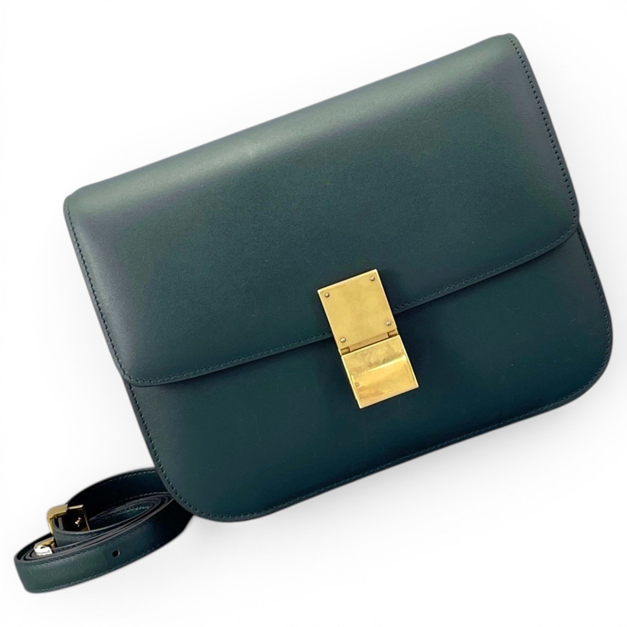 Classic leather handbag