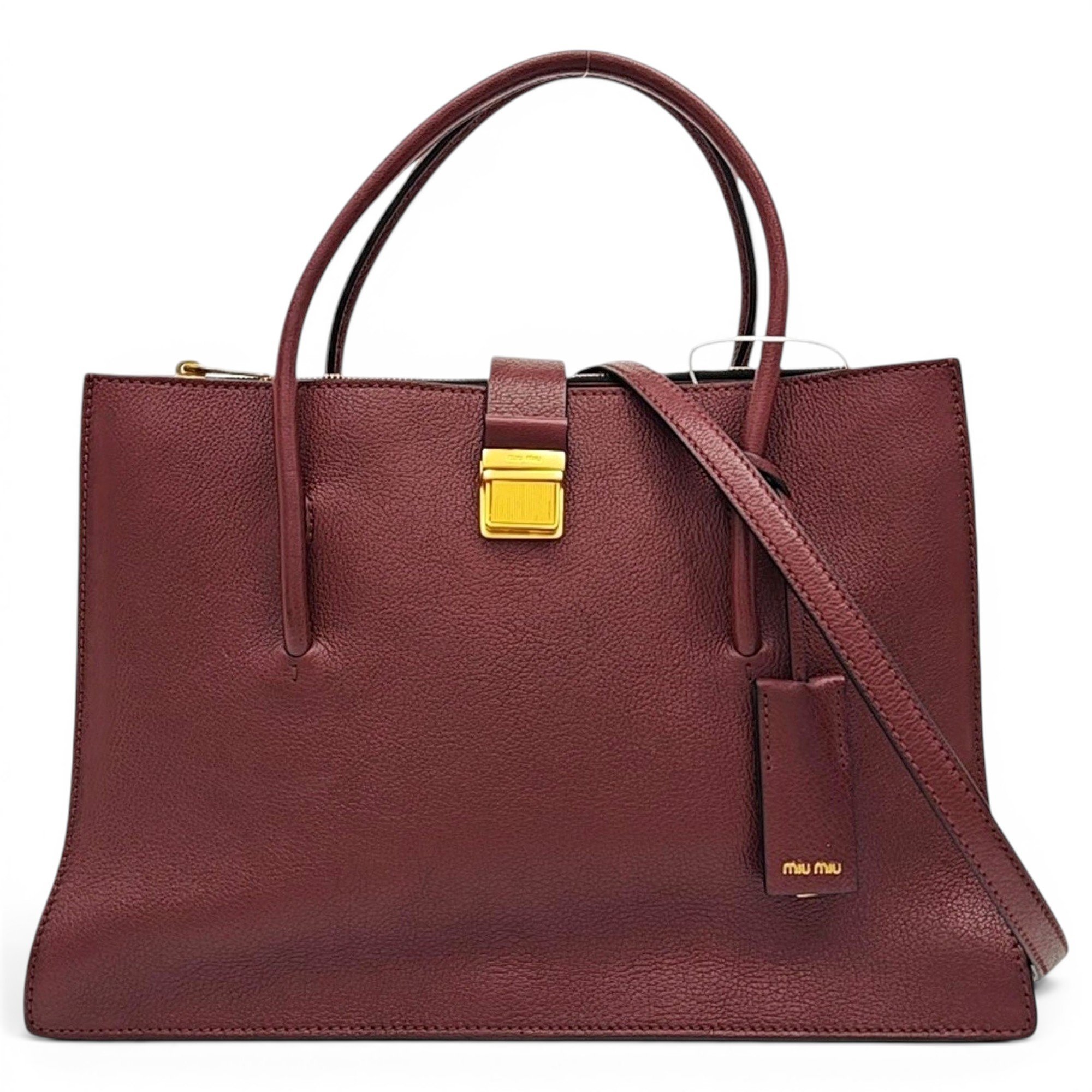 Leather handbag