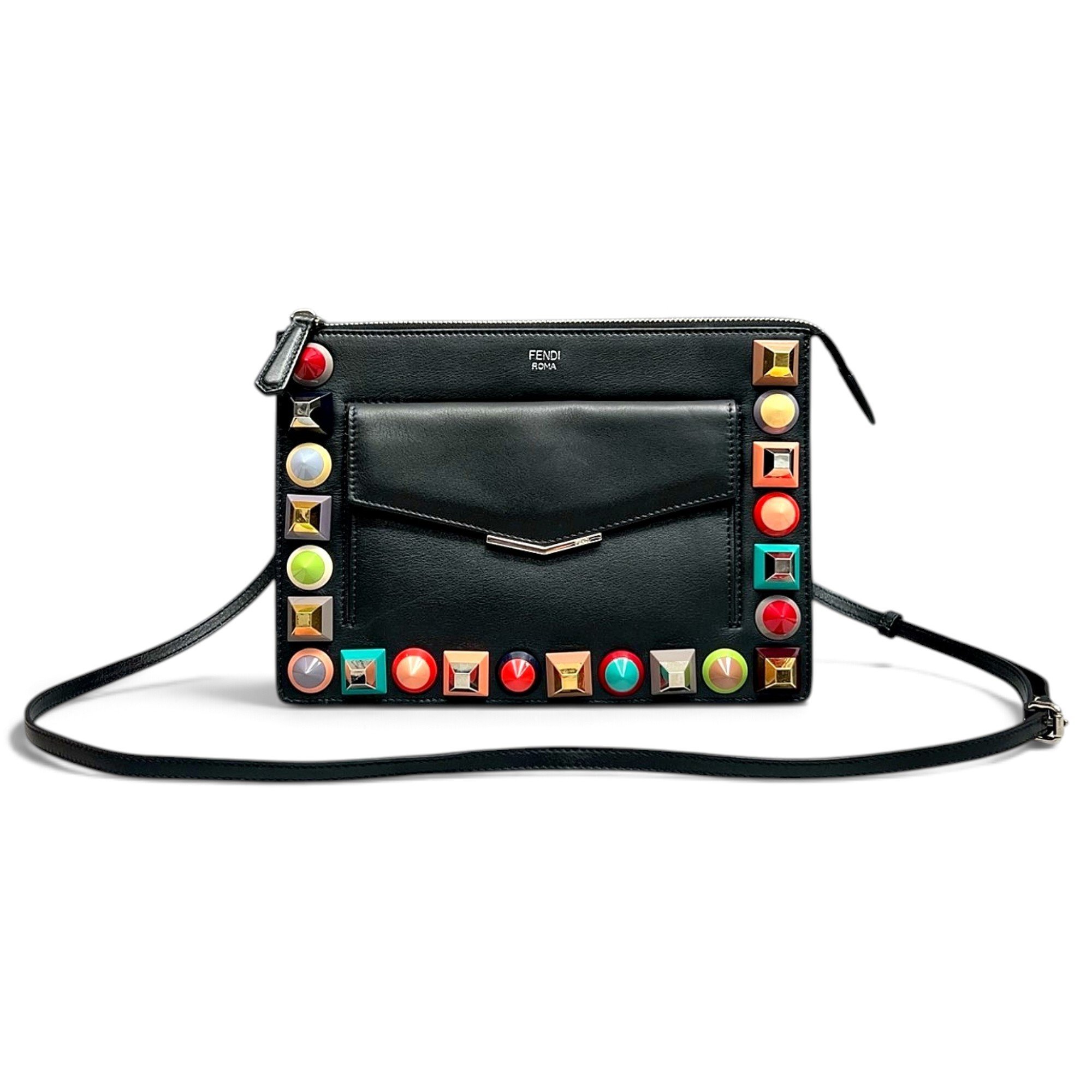 Leather crossbody bag