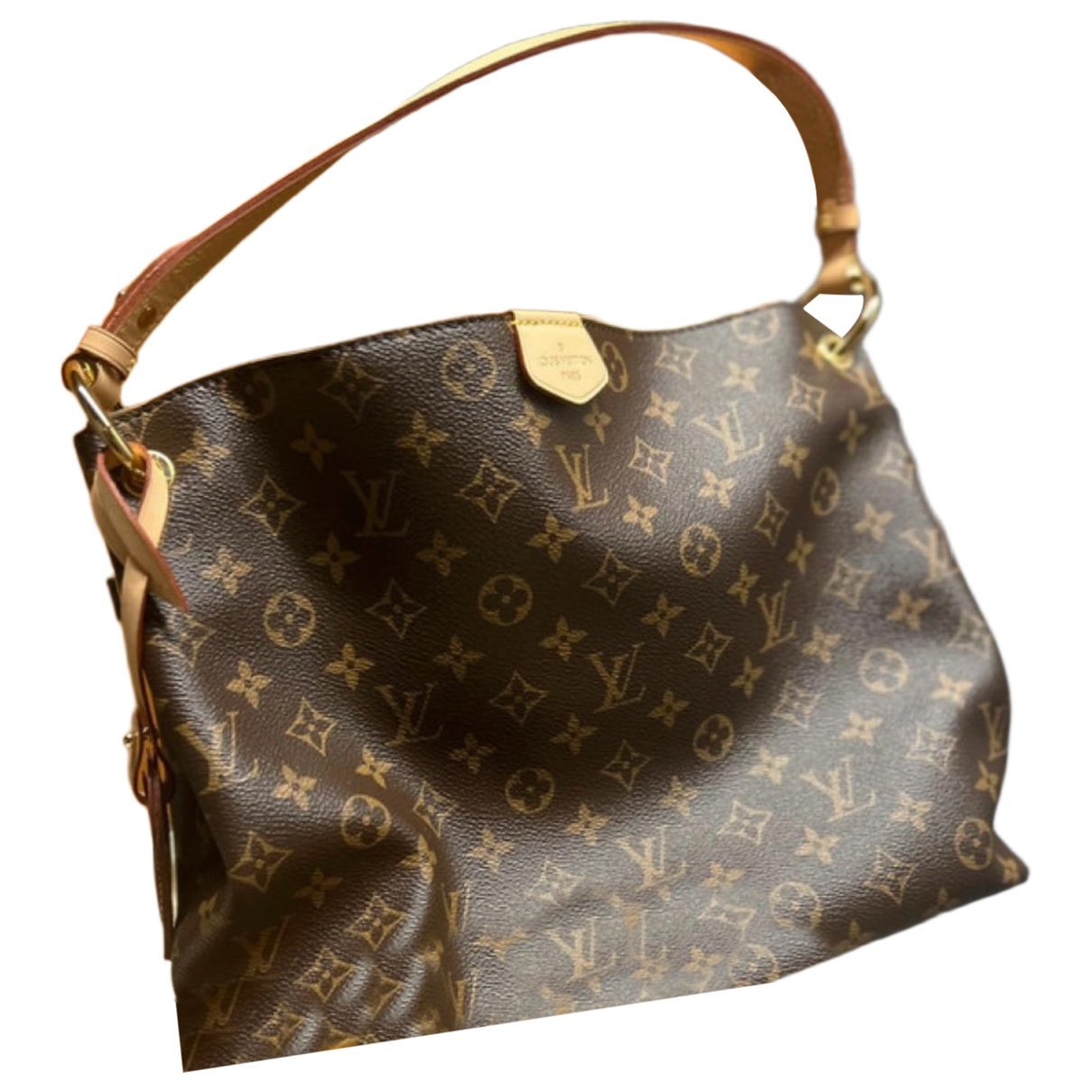 Graceful leather handbag