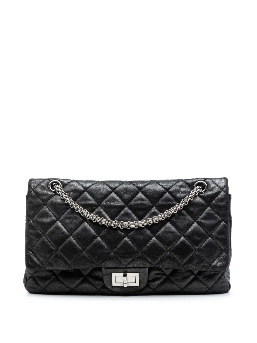 2008-2009 Quilted Aged Calfskin Reissue 2.55 Double Flap 227 shoulder bag