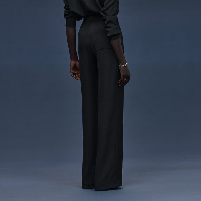Noir Silk Pants