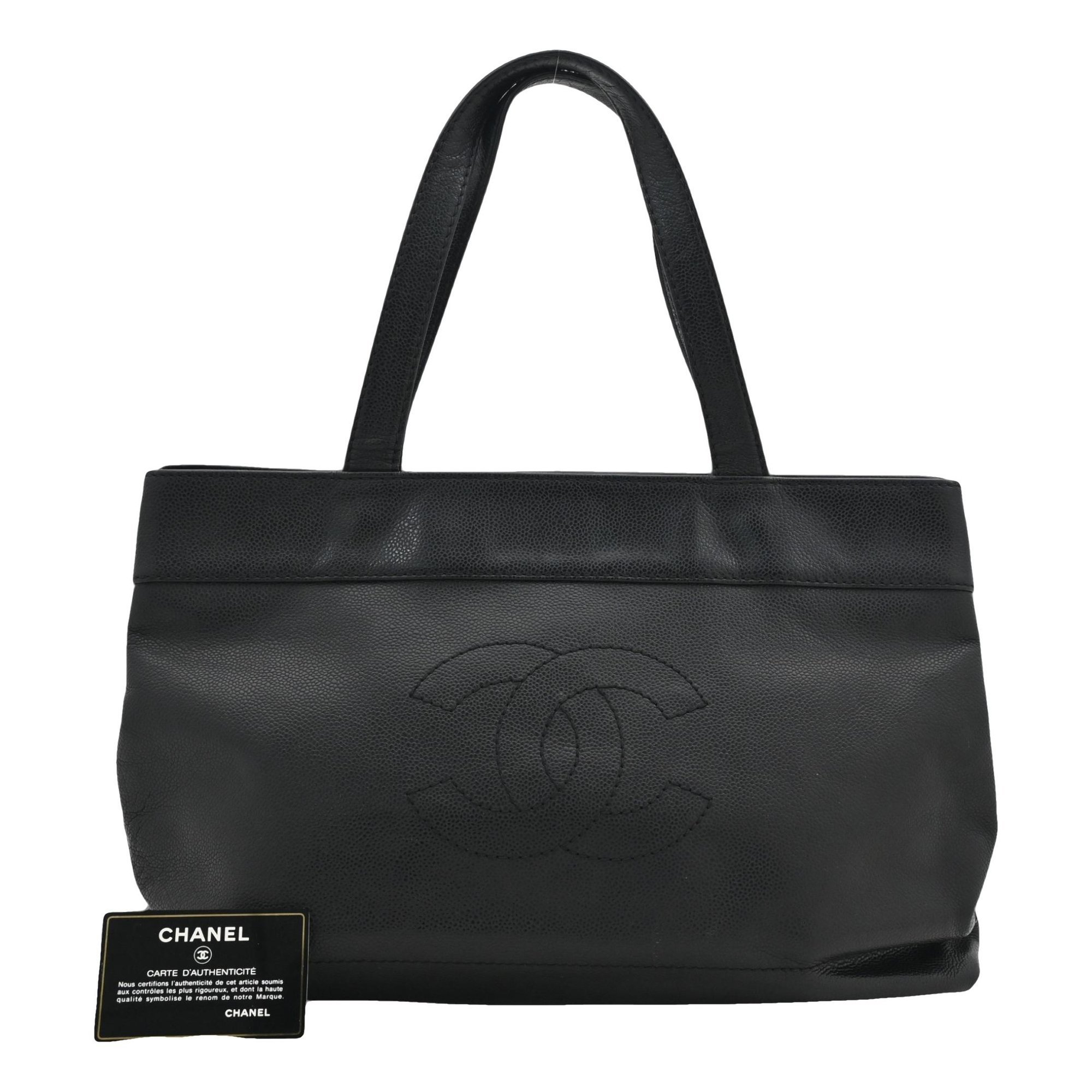 Leather tote