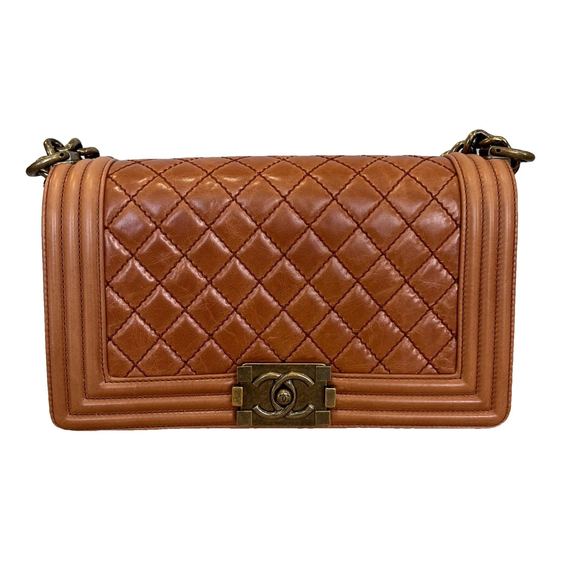 Boy leather crossbody bag