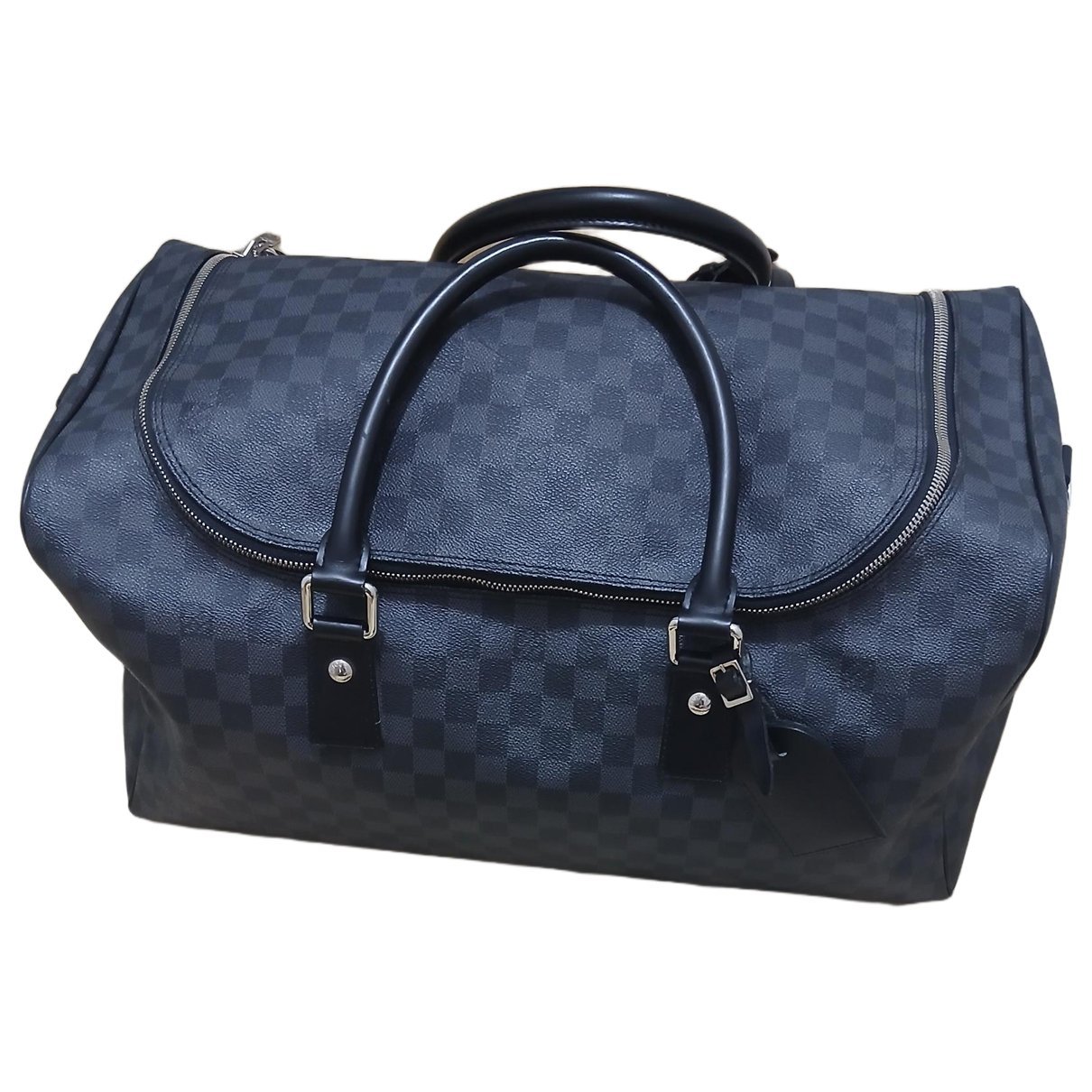 Leather travel bag
