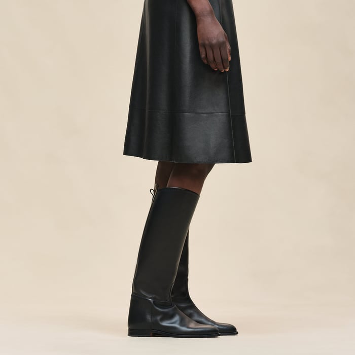 Noir Flared Skirt