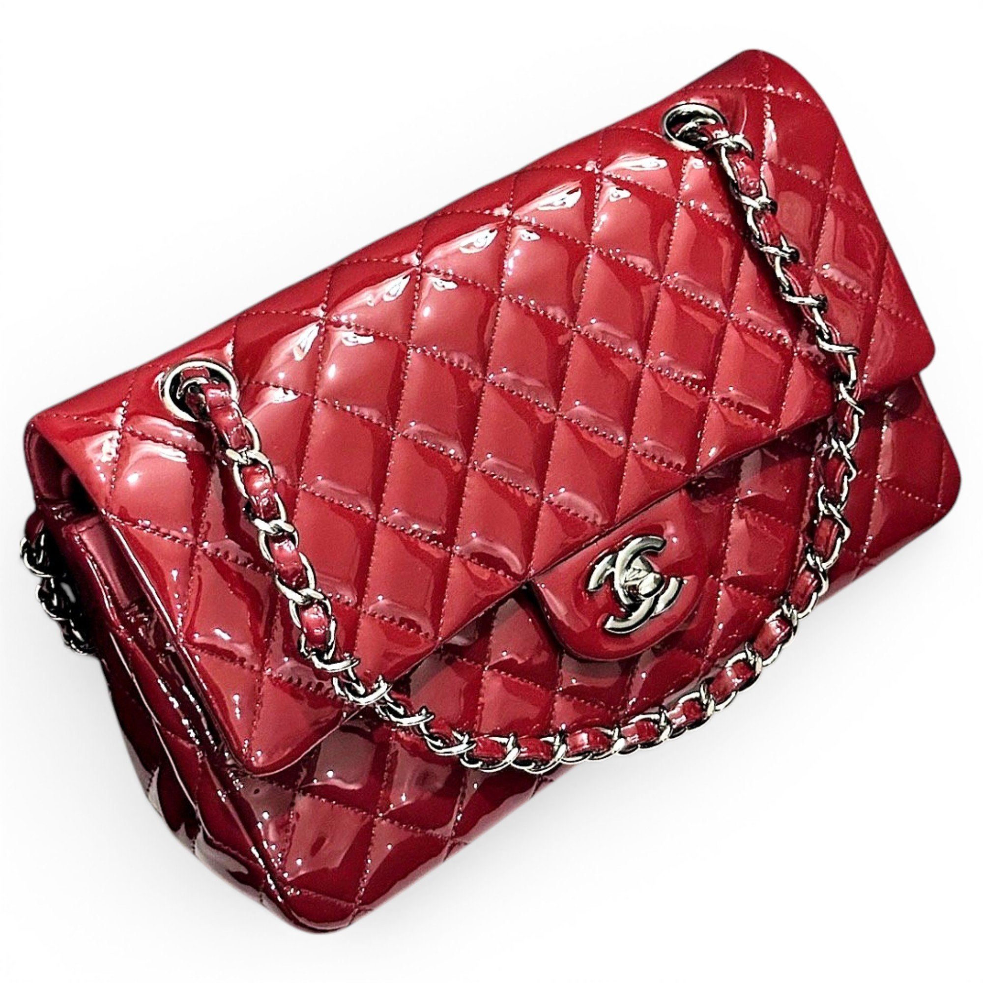 Timeless/Classique patent leather handbag