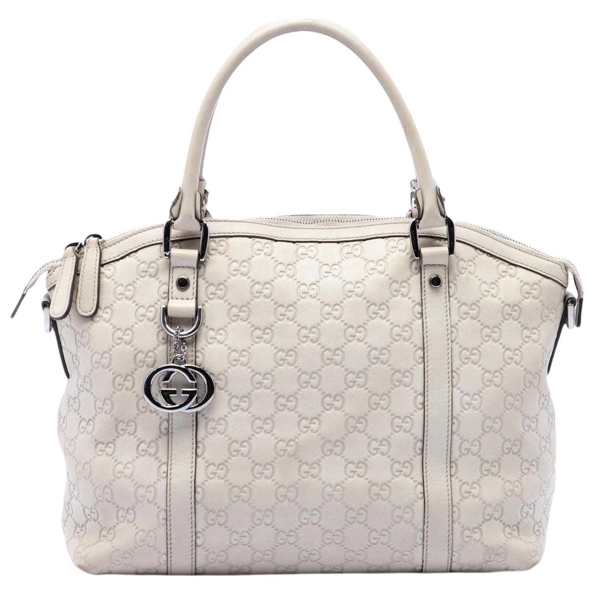 Dôme leather satchel