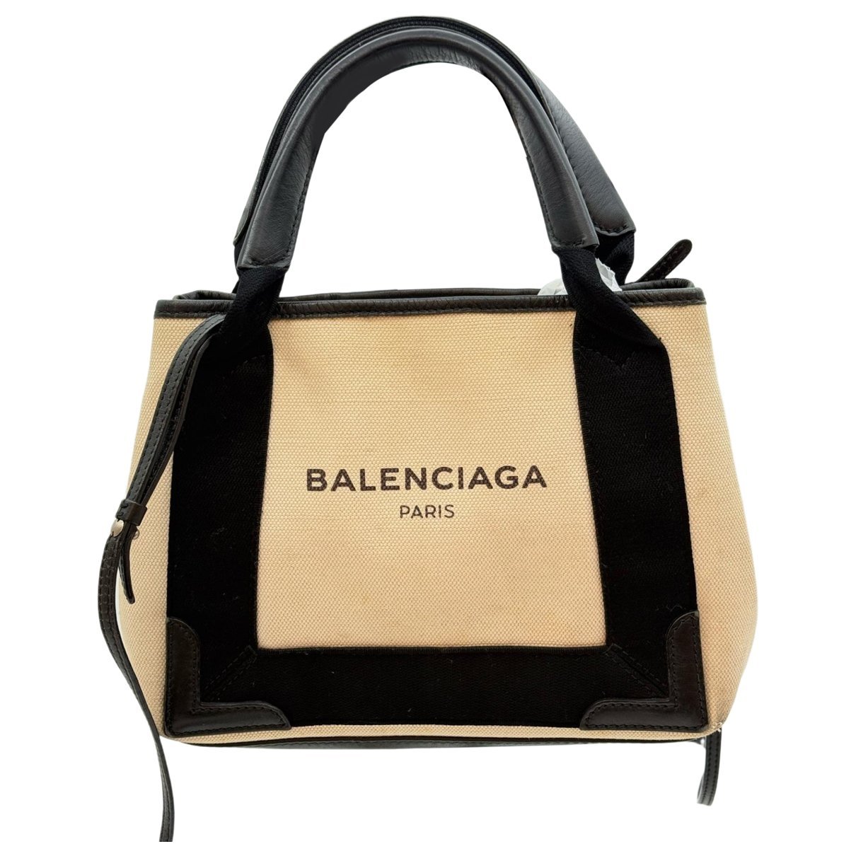 Navy cabas cloth tote