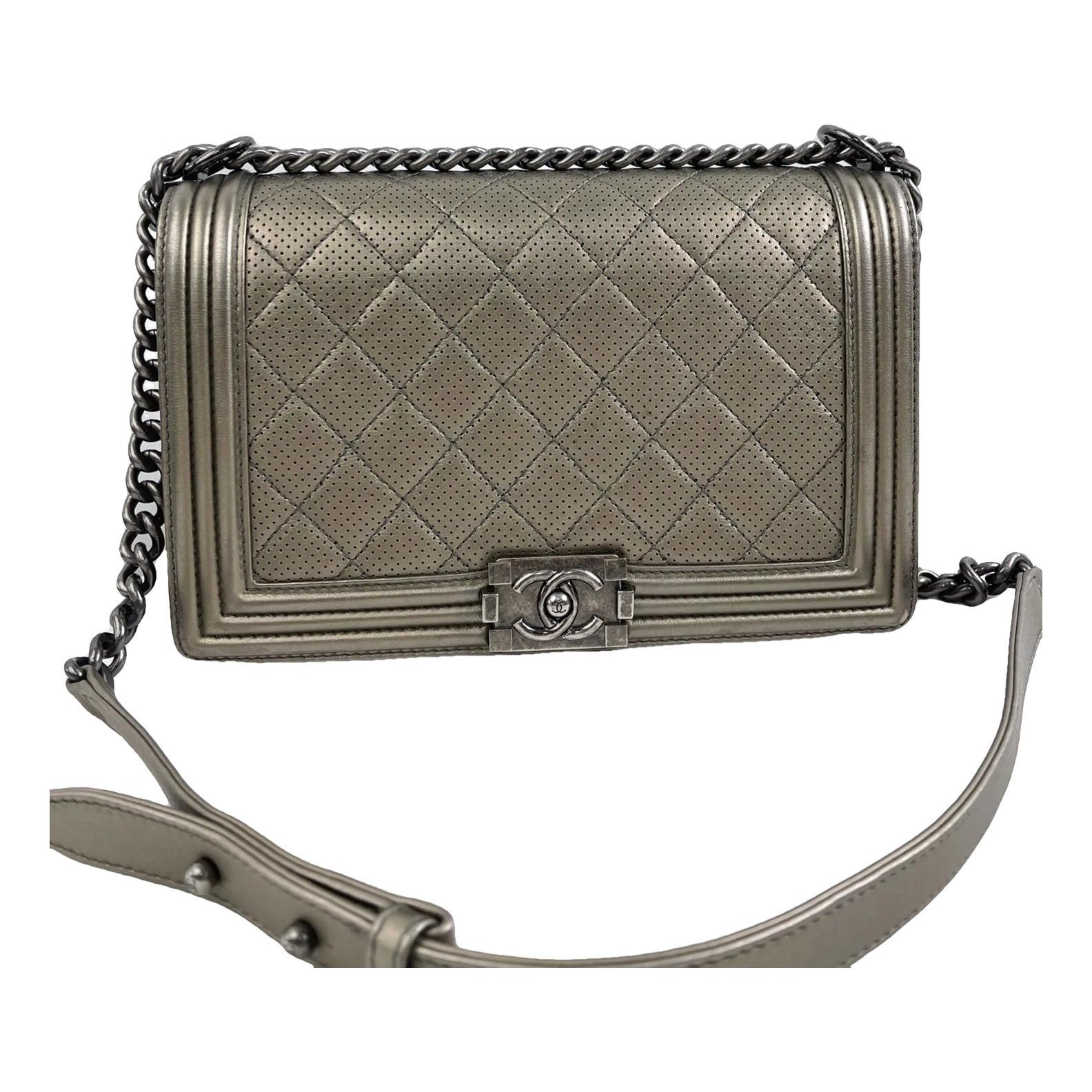 Boy leather crossbody bag