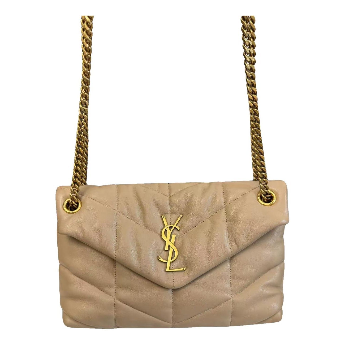 Loulou Puffer leather crossbody bag