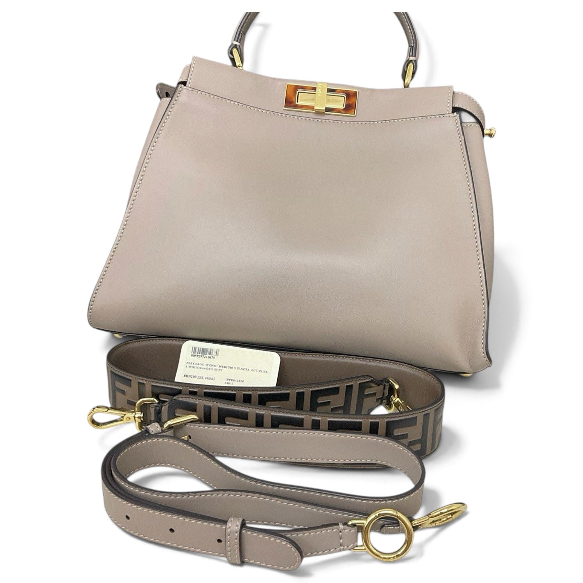 Peekaboo leather handbag