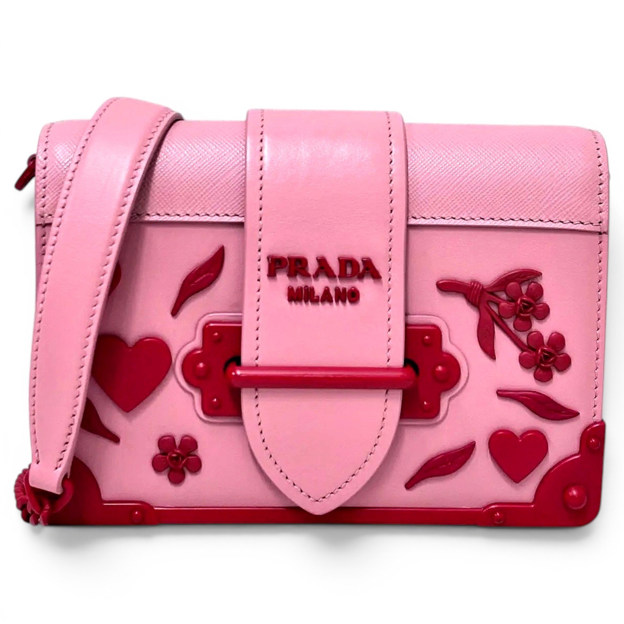 Cahier leather crossbody bag