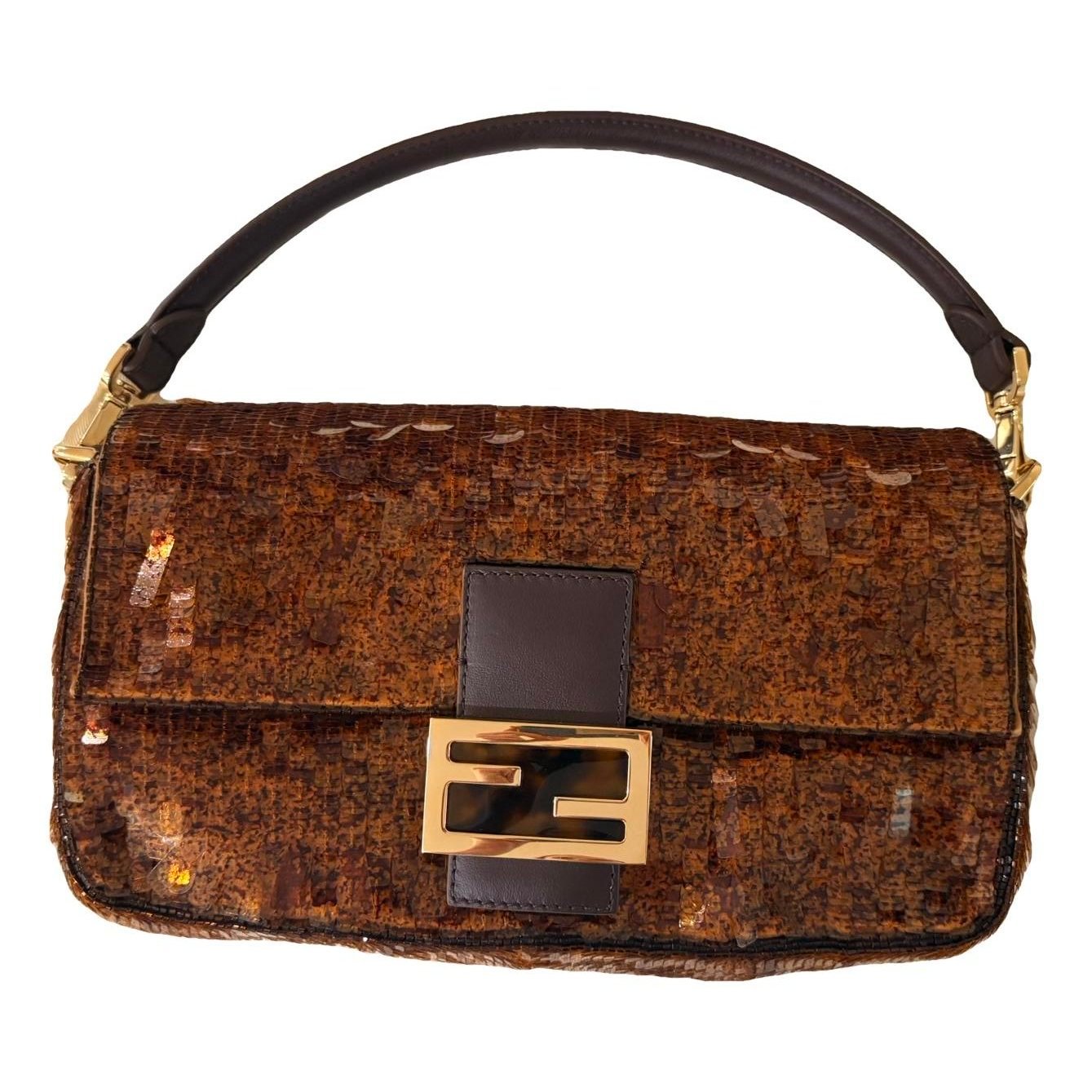 Baguette leather handbag