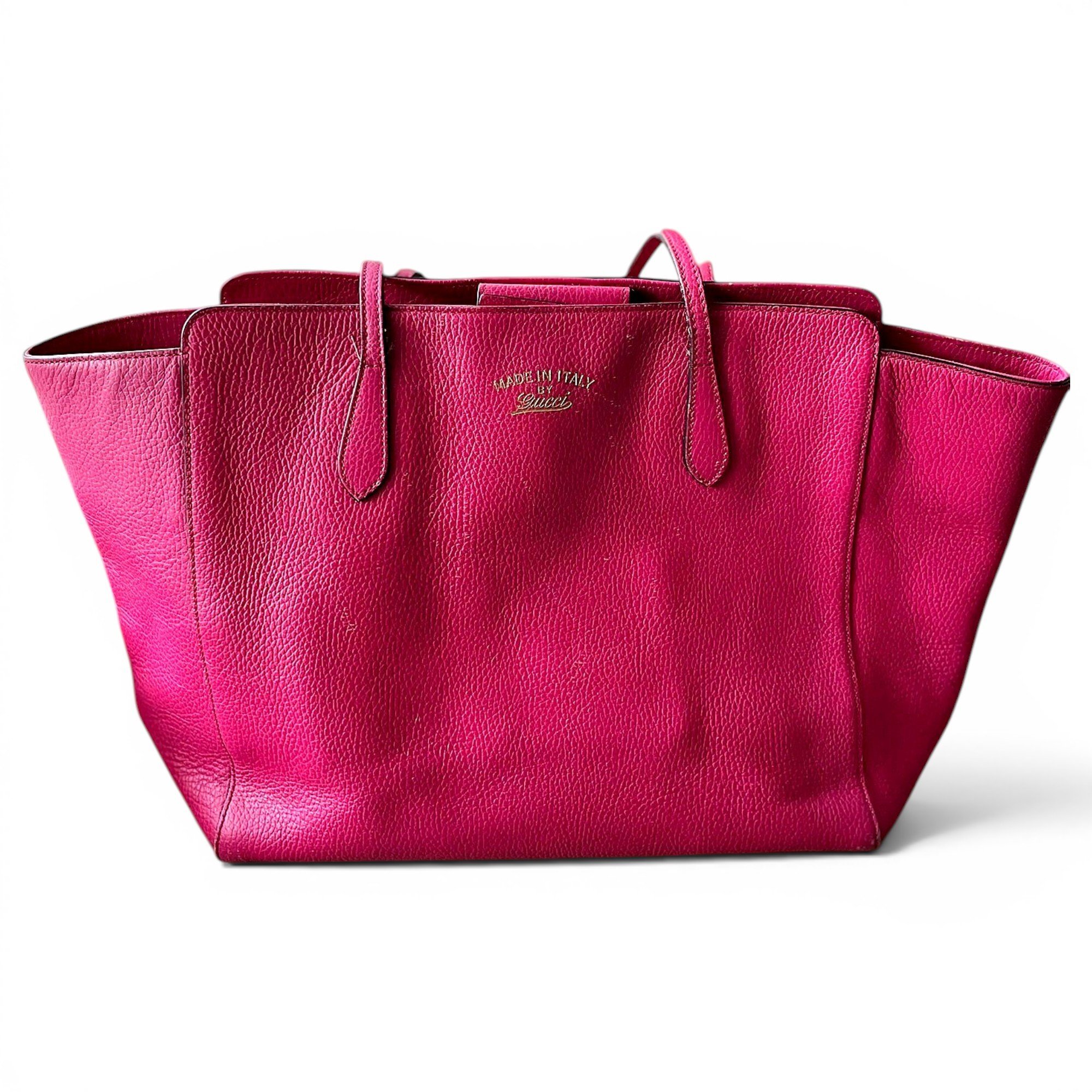 Leather tote