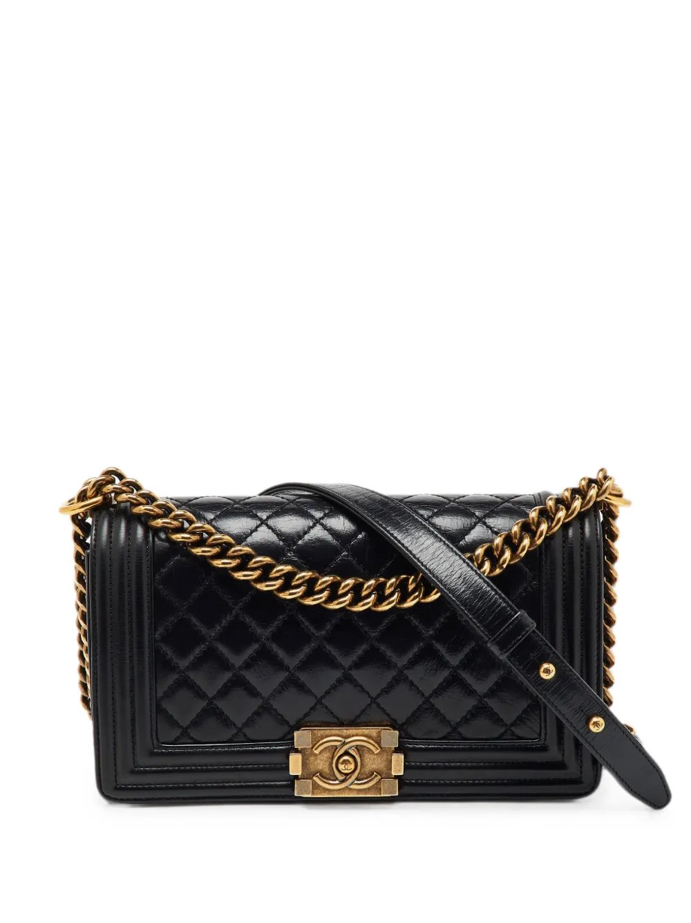 2011 Boy diamond-quilted shoulder bag