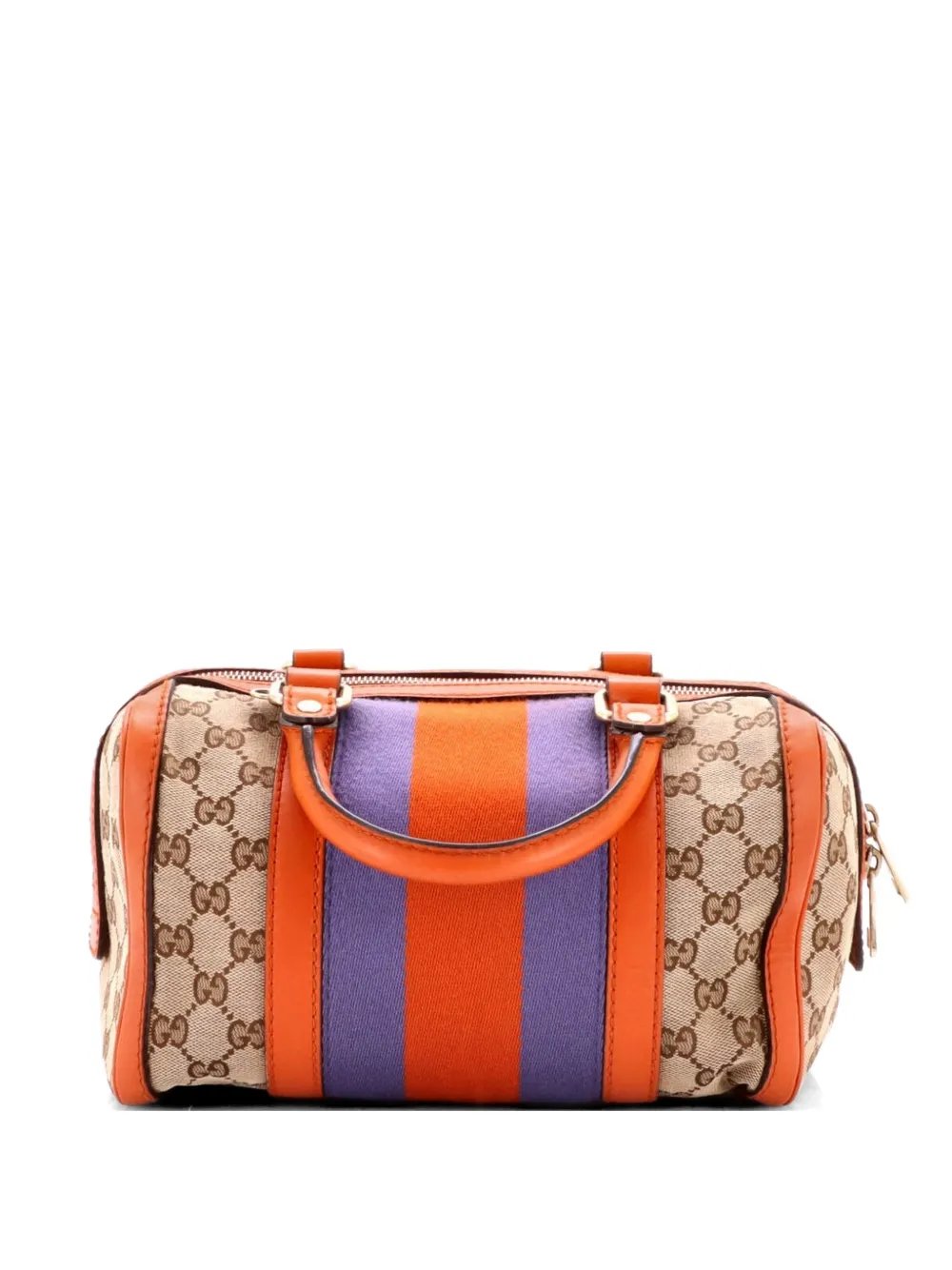Vintage Web Boston Bag GG Canvas Small satchel