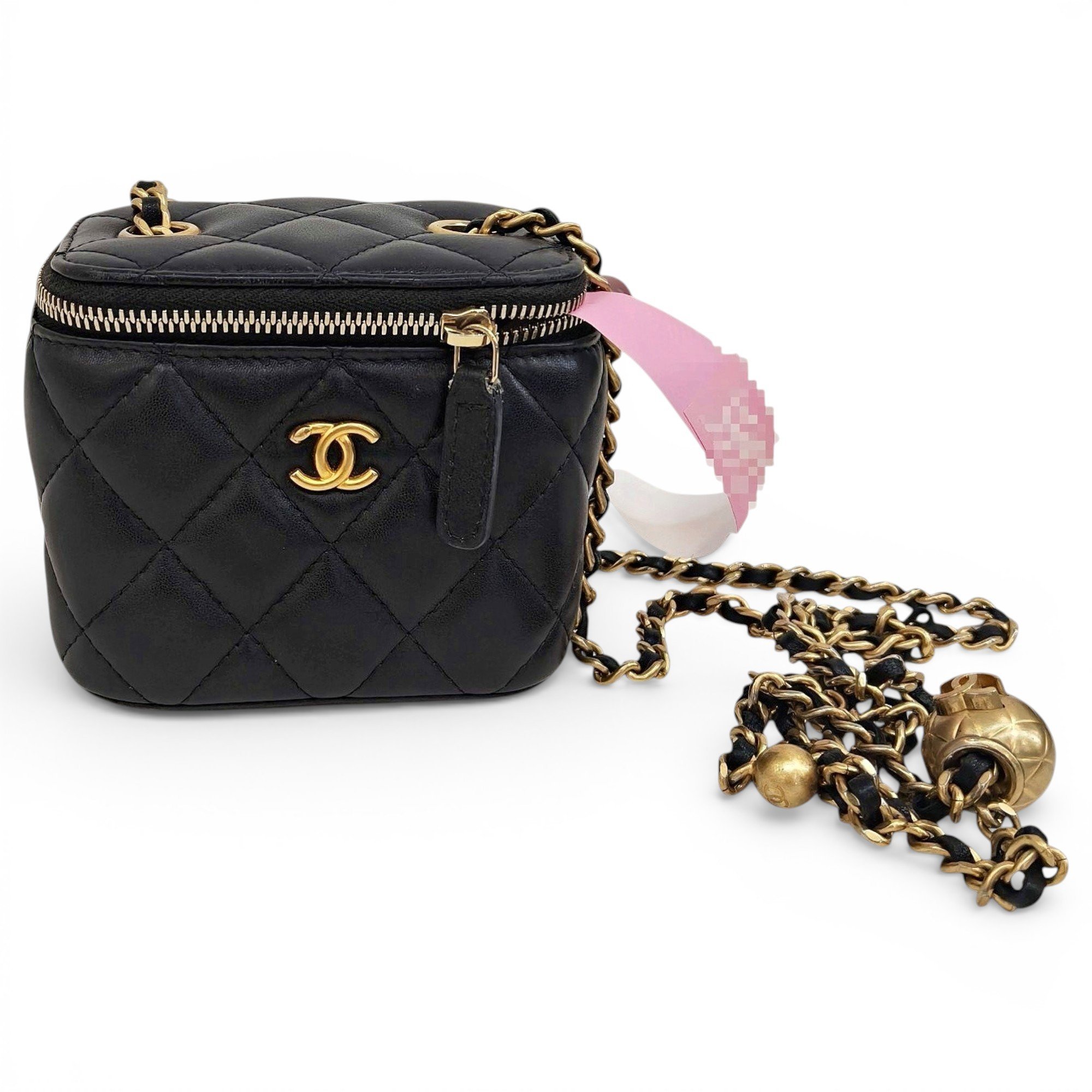 Trendy CC Vanity leather handbag
