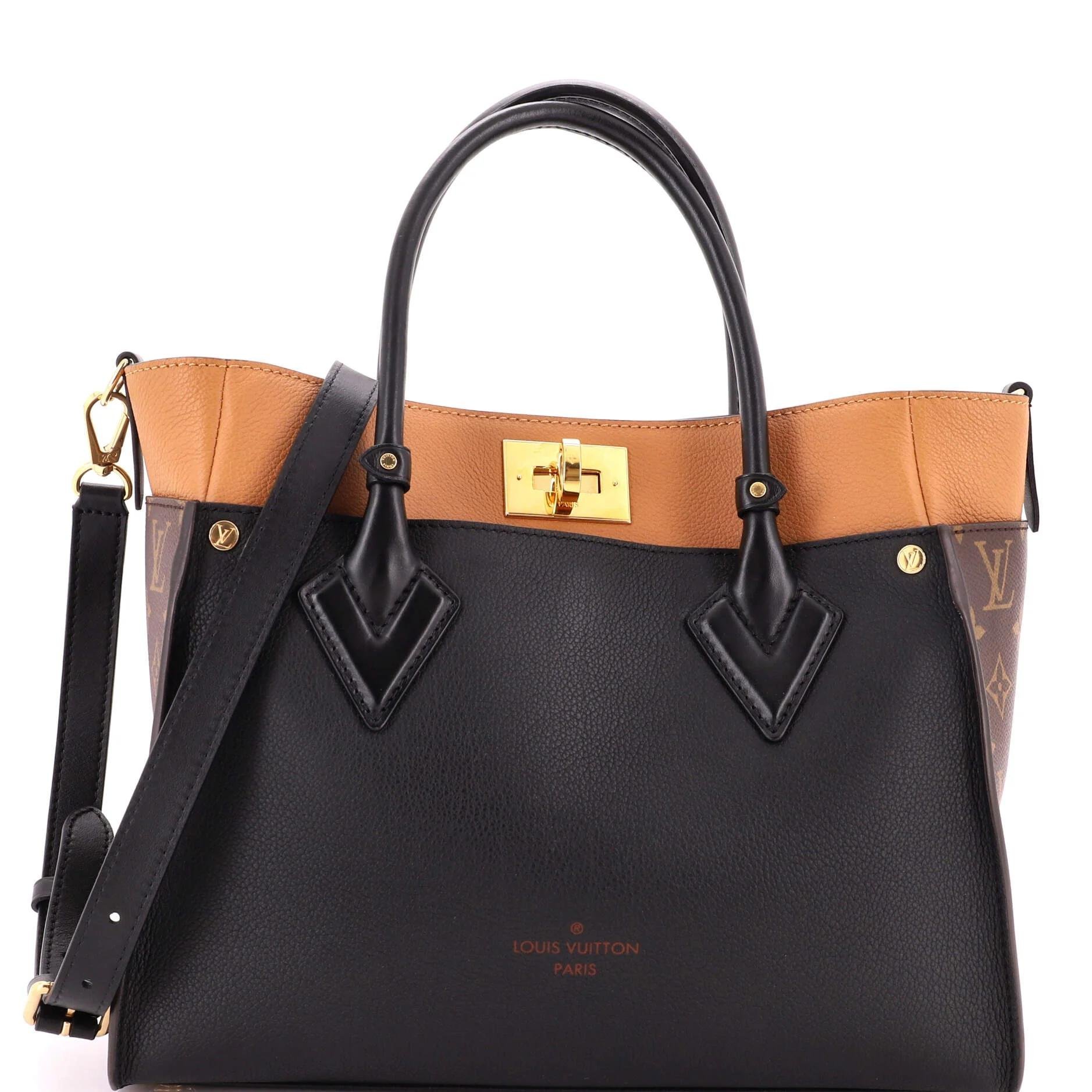 Leather tote
