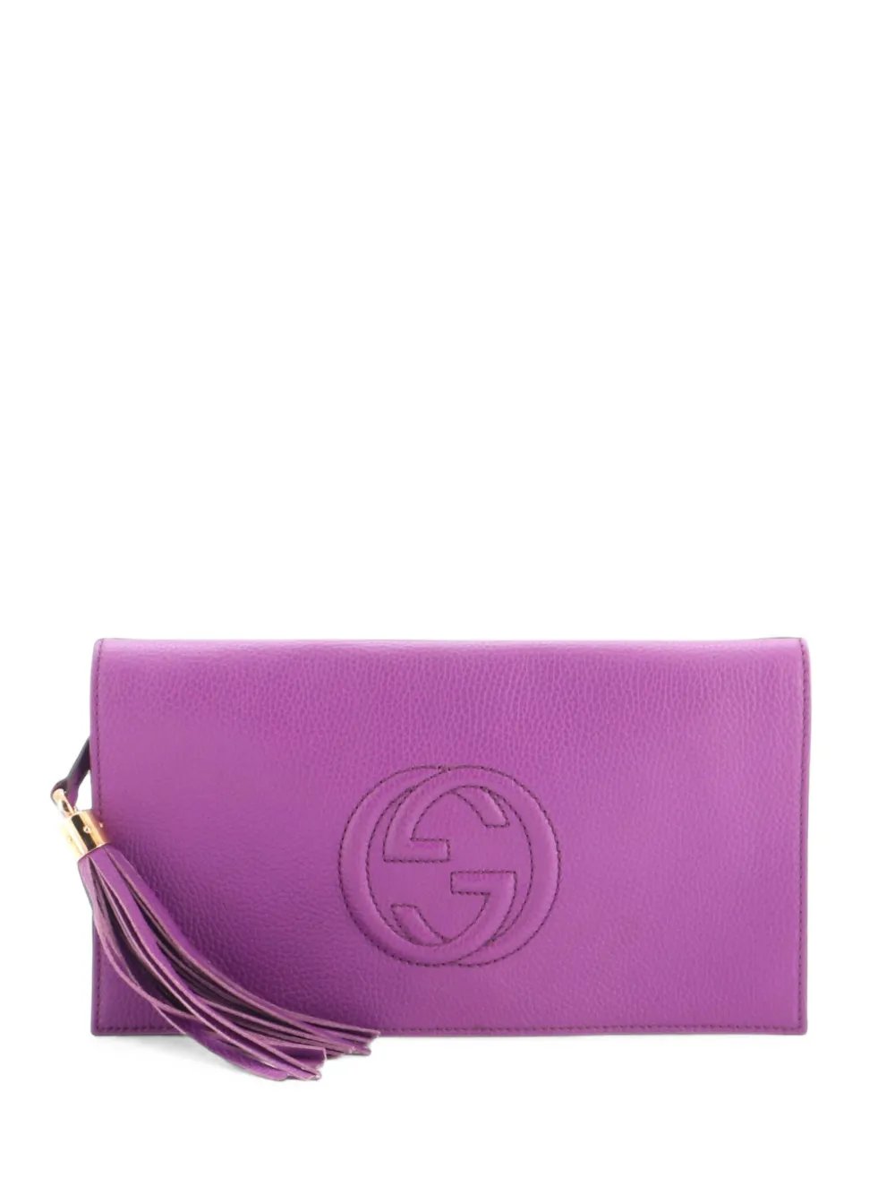 Soho Leather clutch bag