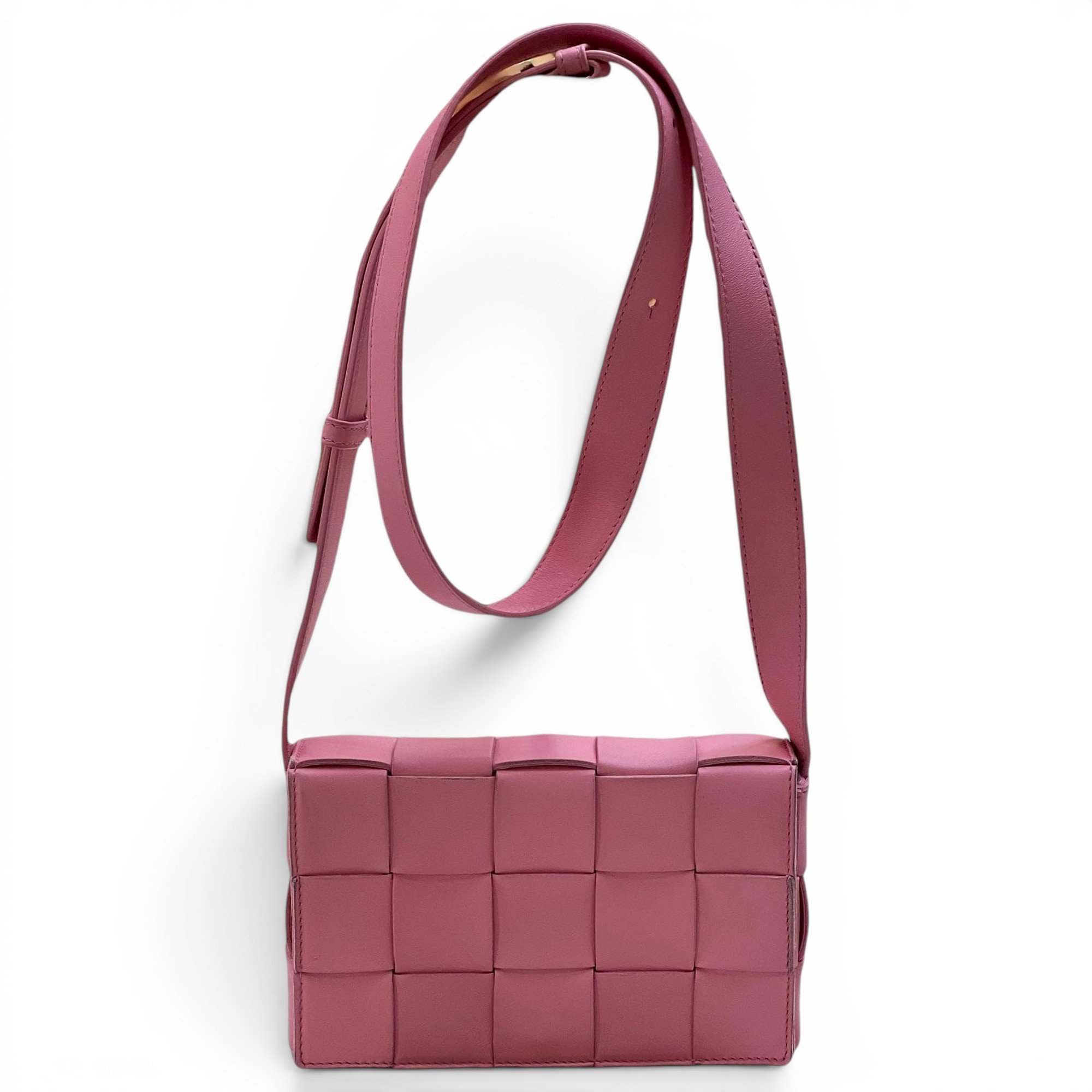 Cassette leather handbag