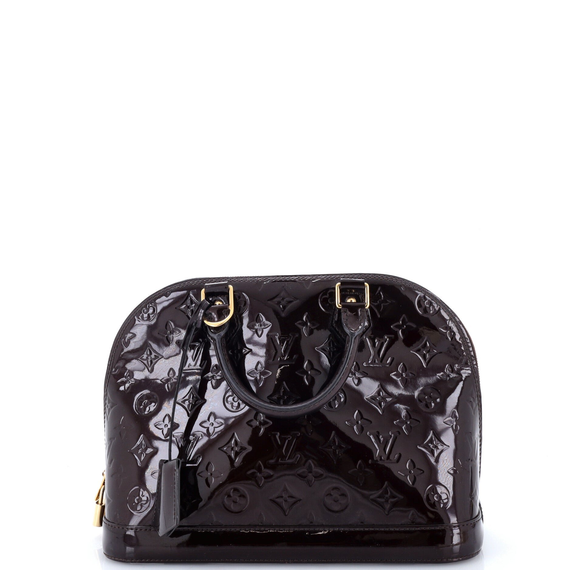 Alma Handbag Monogram Vernis PM