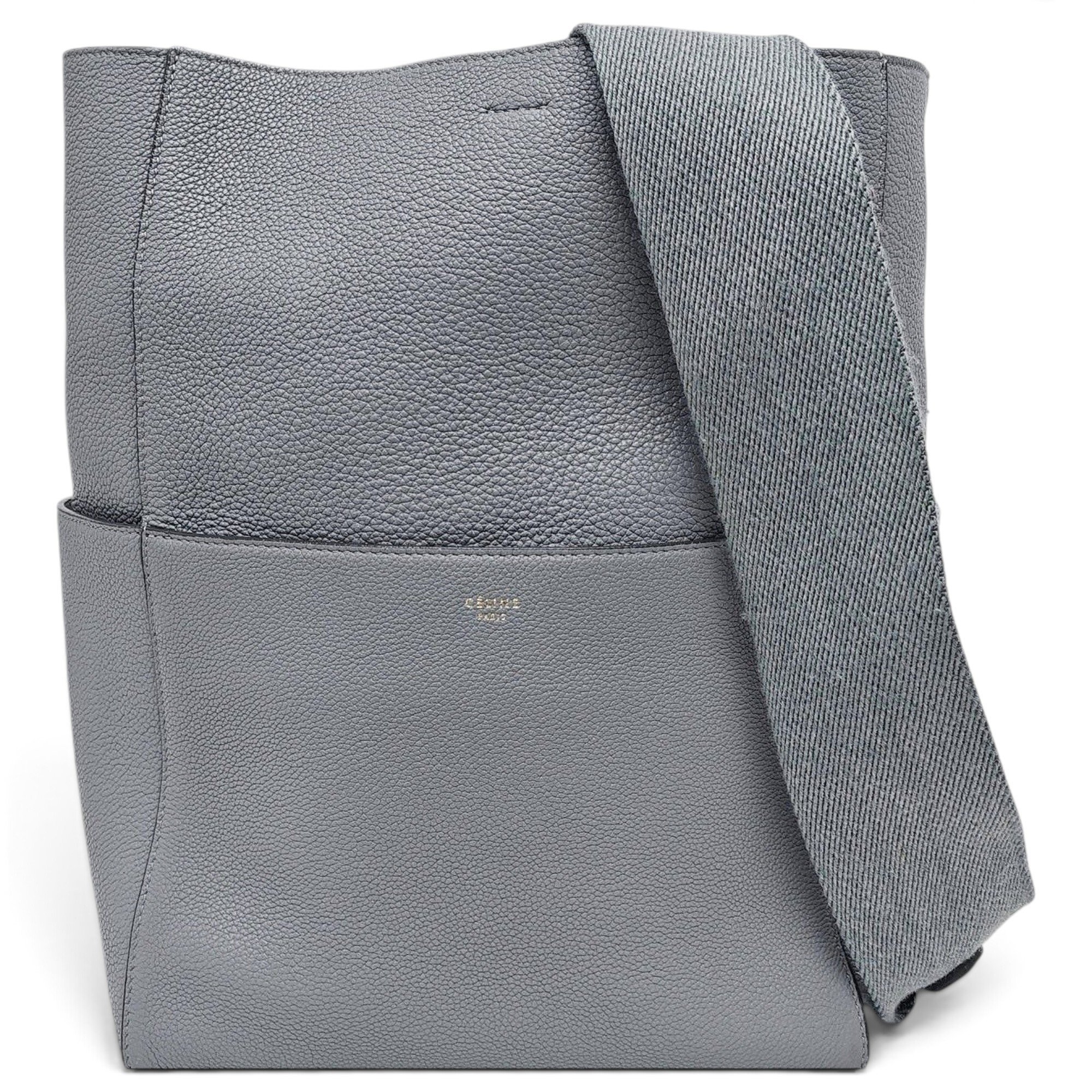 Seau Sangle leather handbag