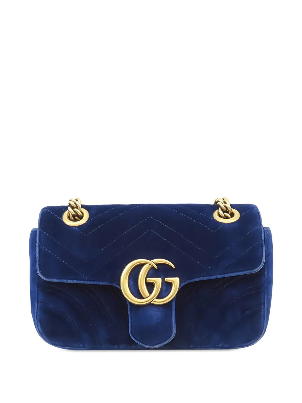2016-2026 Small GG Marmont Matelasse Velvet shoulder bag
