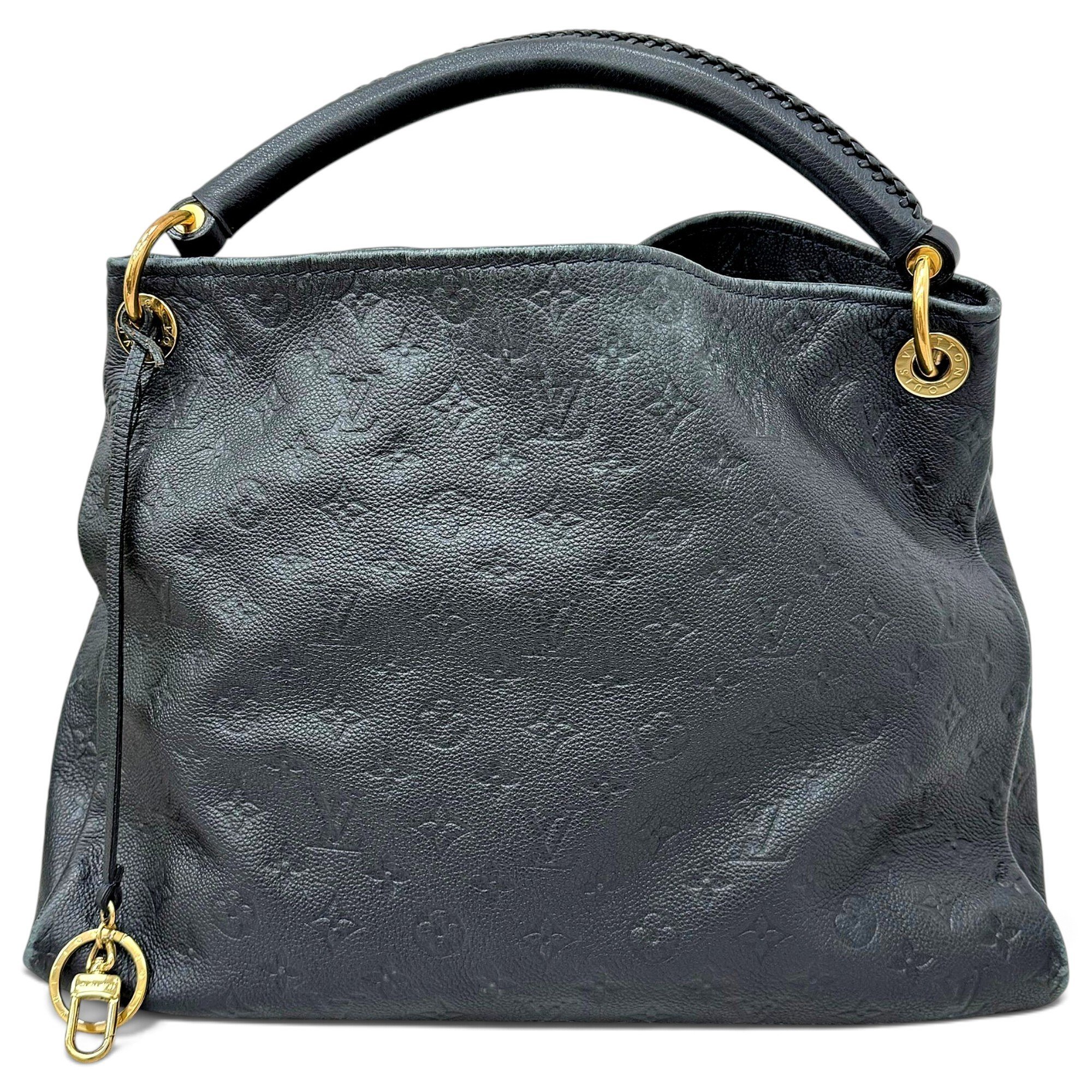 Artsy leather handbag