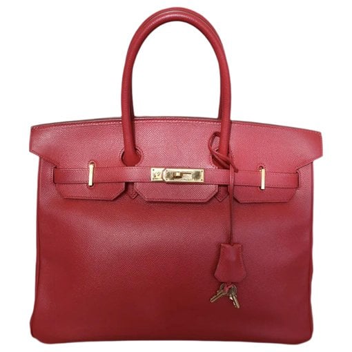 Birkin 35 leather handbag