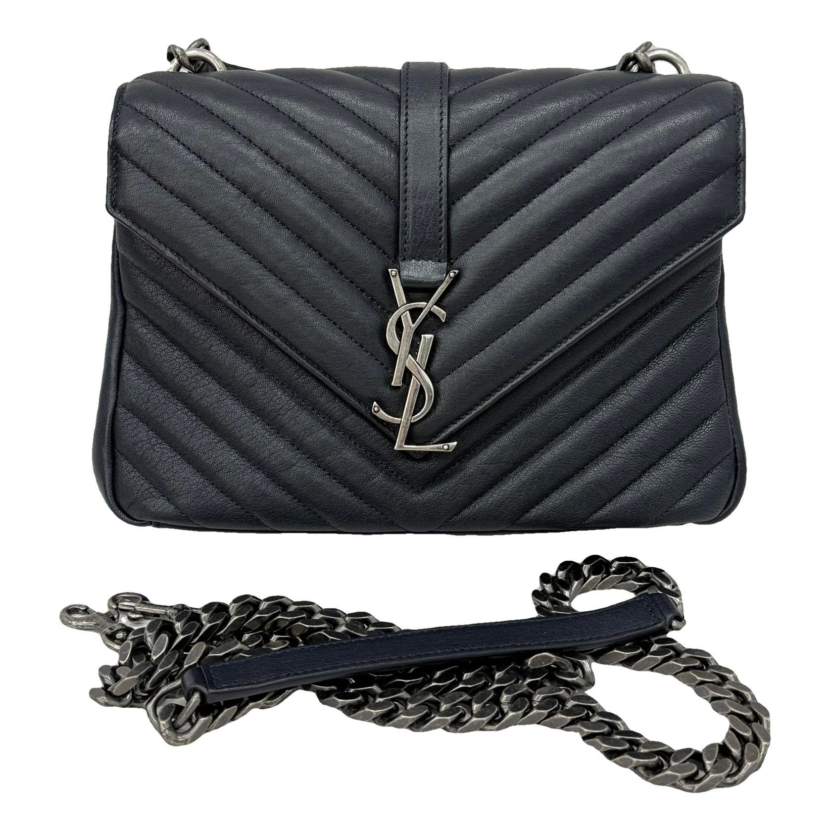 Collége monogramme leather handbag