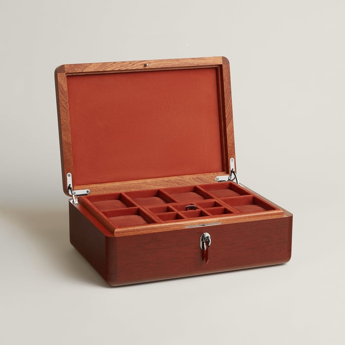 Casaque H Milleraies Watch and Cufflink Box