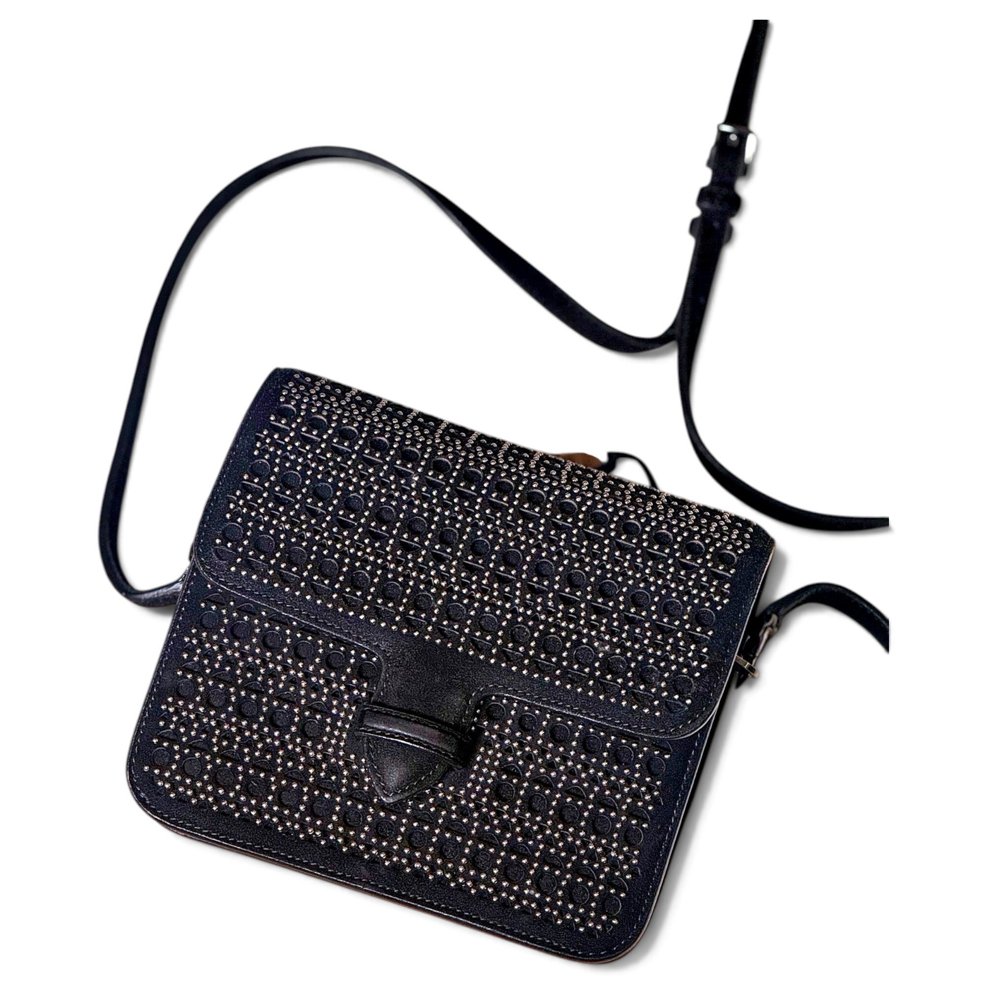 Leather crossbody bag
