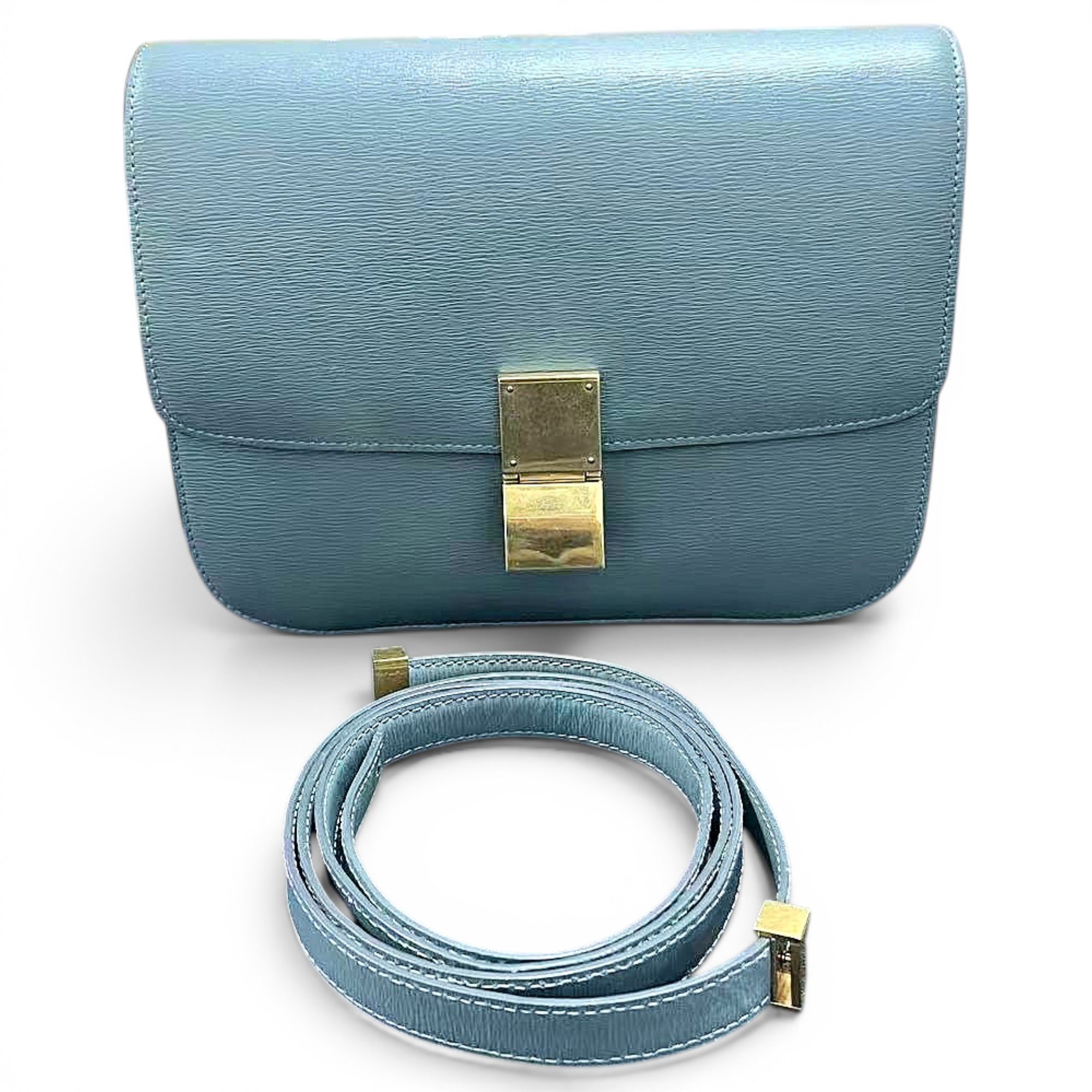 Classic leather crossbody bag