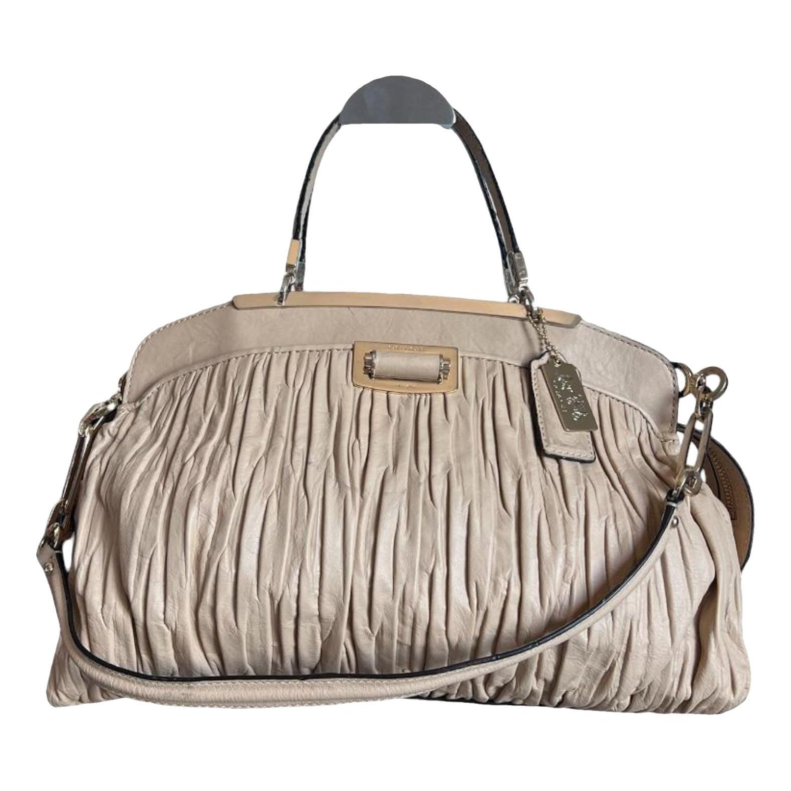 Patent leather handbag