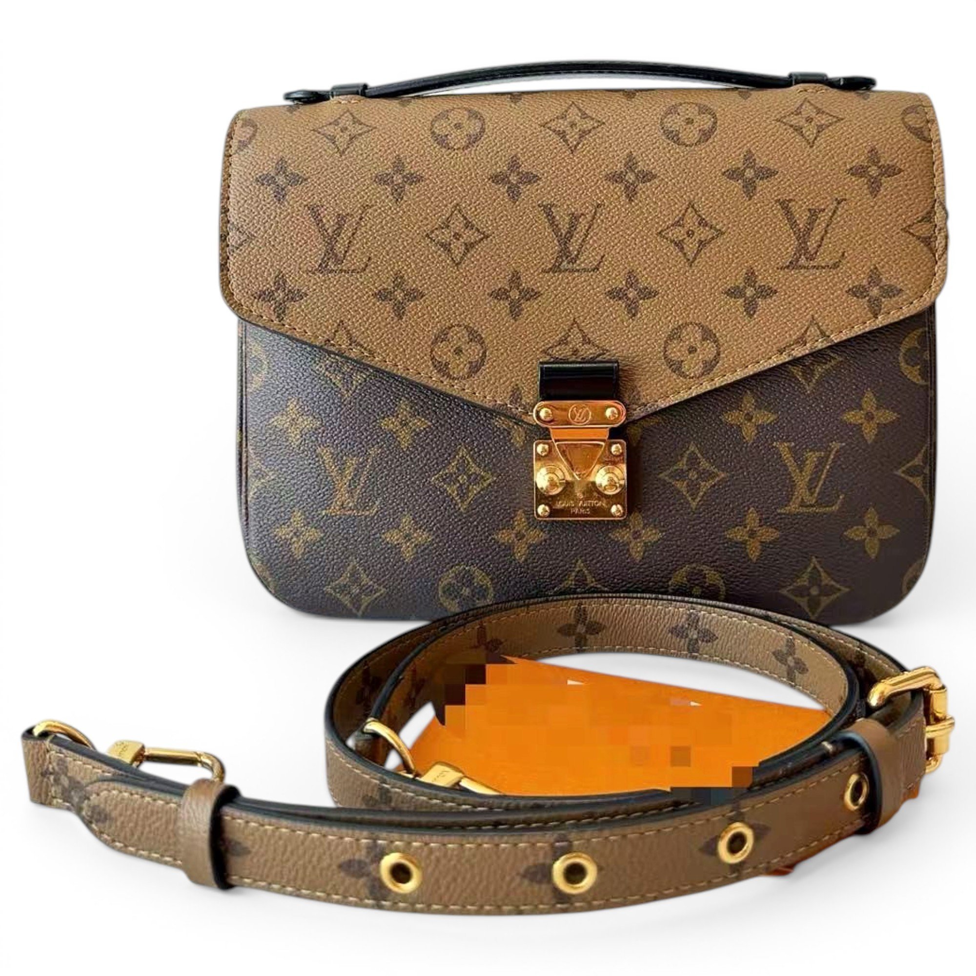Metis leather handbag