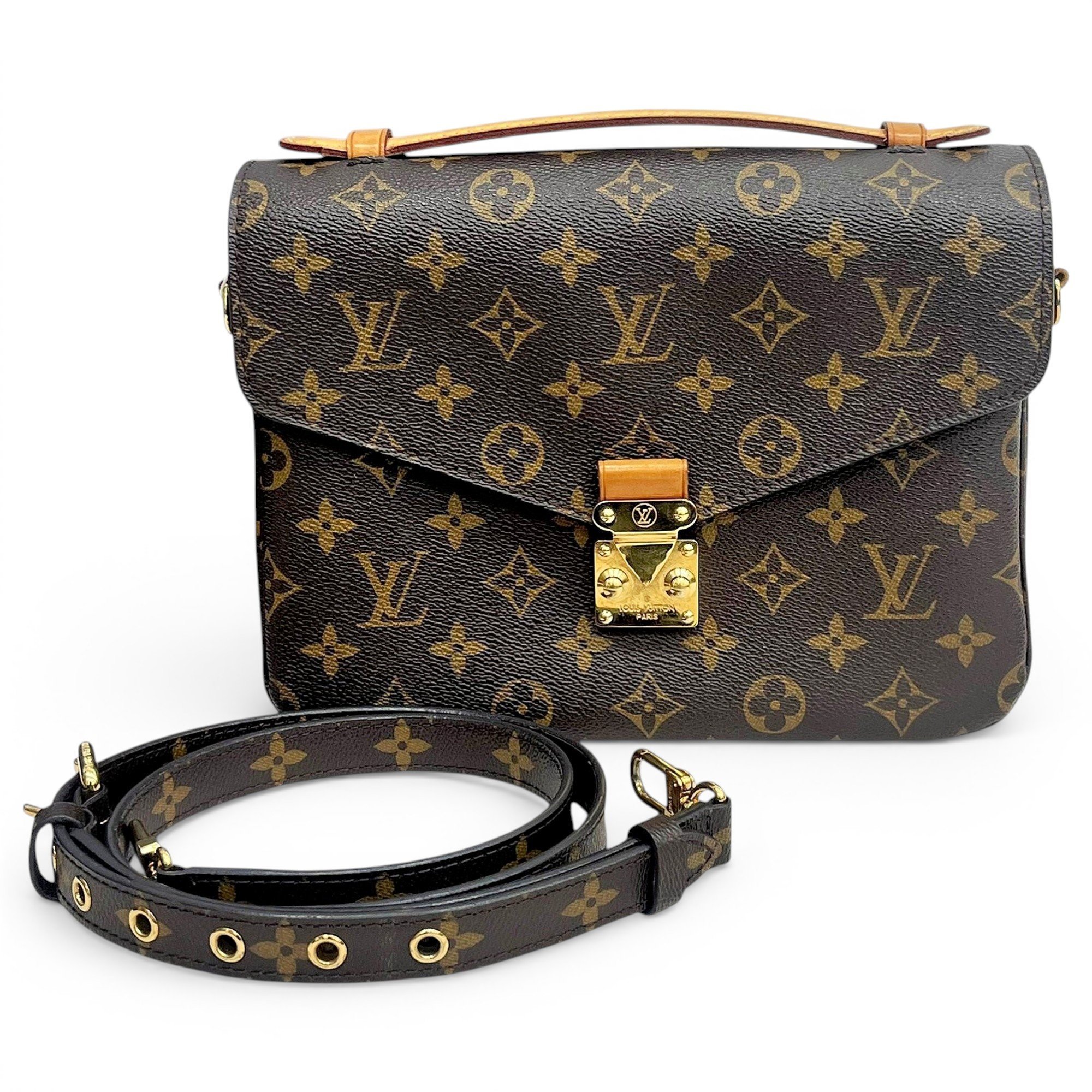 Metis leather handbag