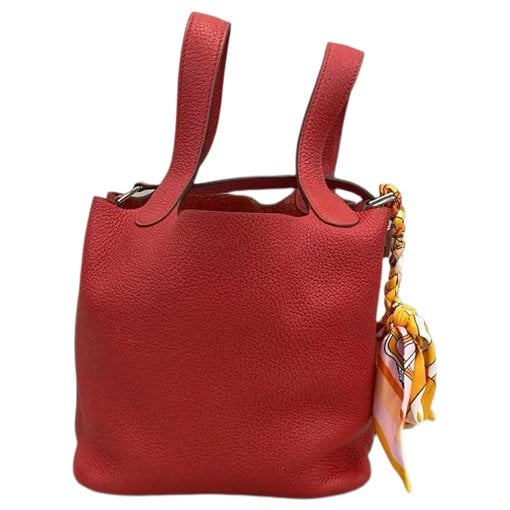 Hermes Picotin leather handbag