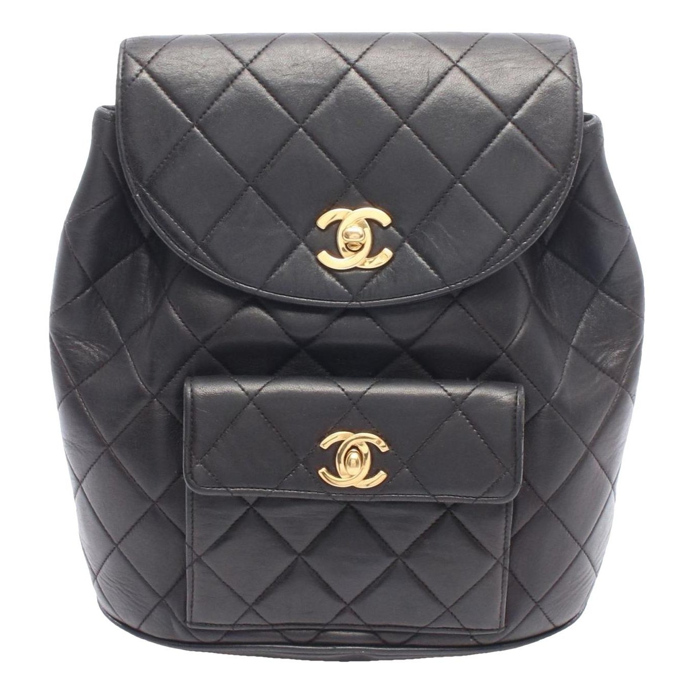 Leather backpack