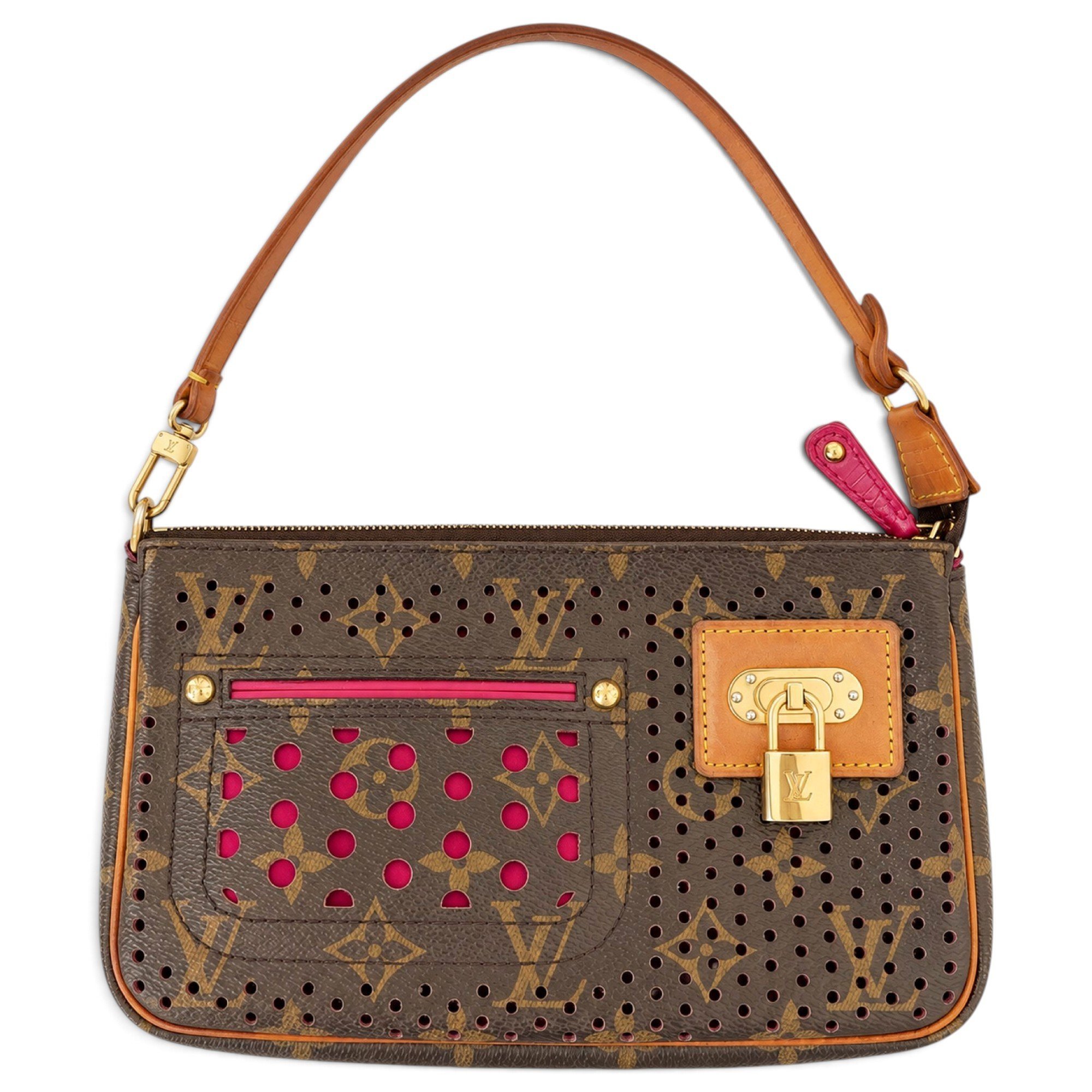 Pochette Accessoire leather handbag