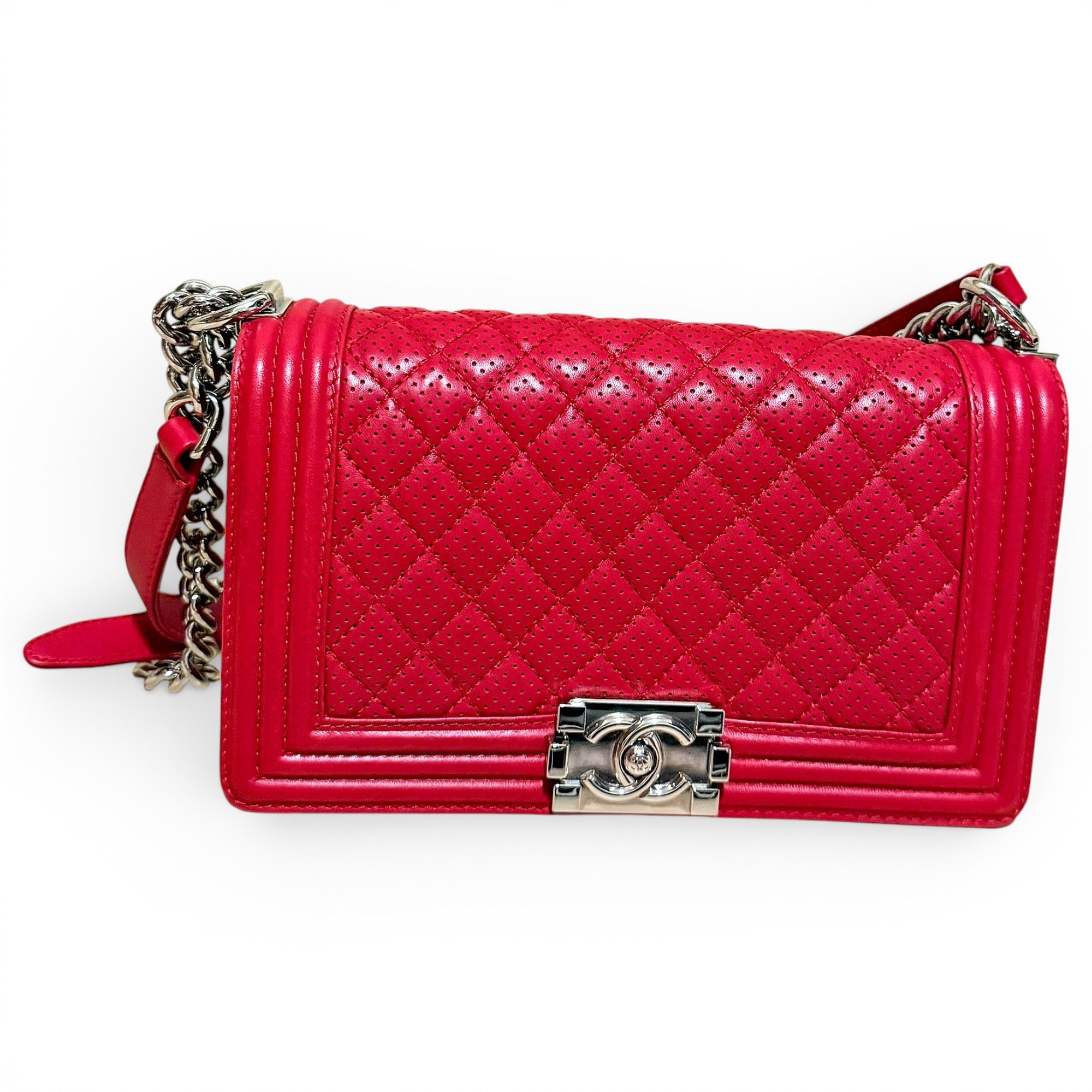 Boy leather crossbody bag