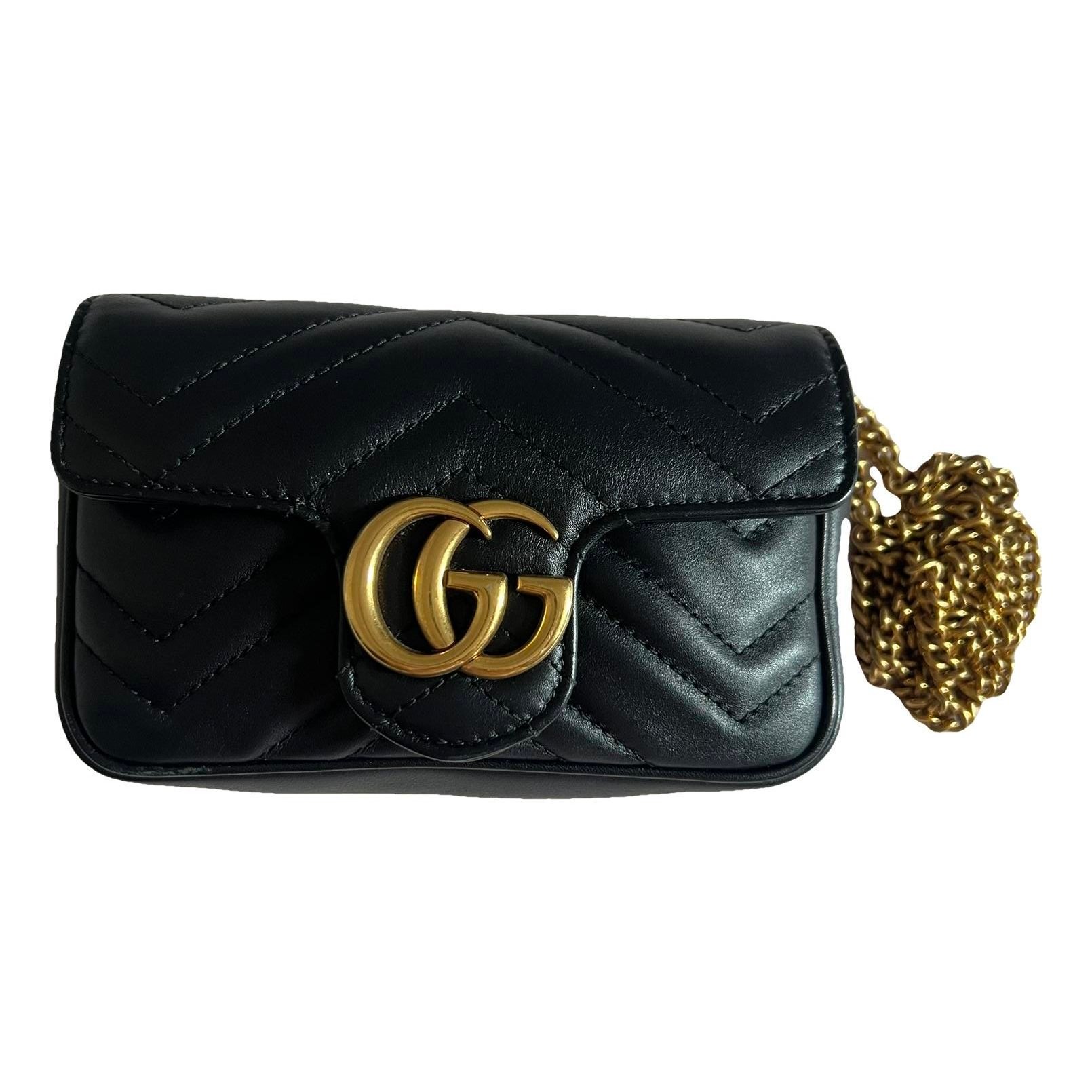 Marmont leather clutch bag