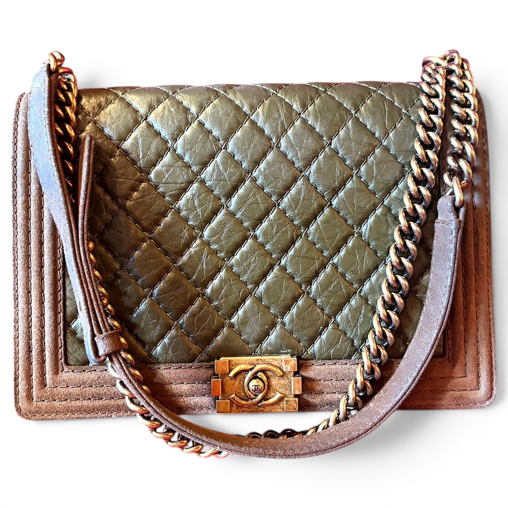 Chanel Boy leather crossbody bag