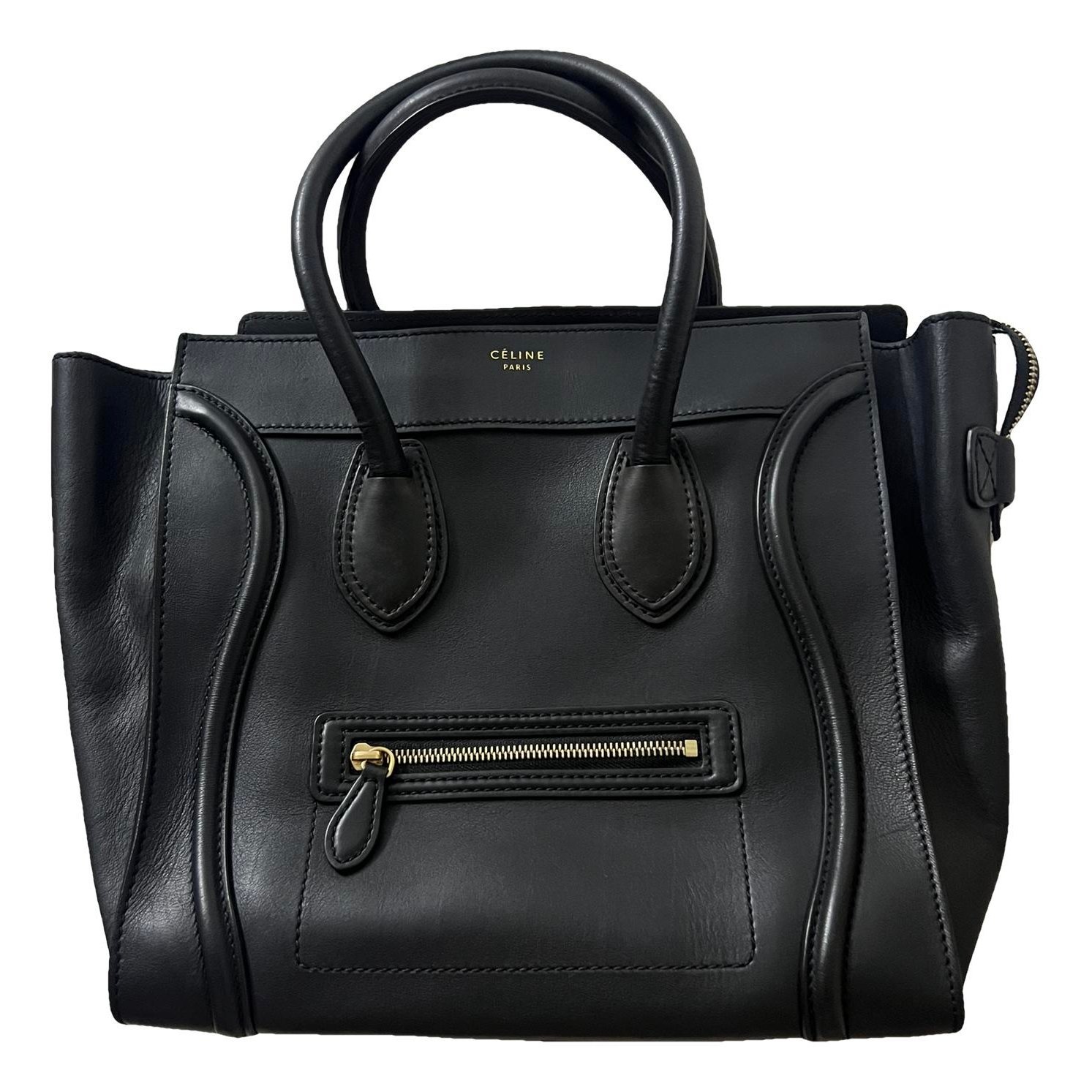 Luggage leather handbag
