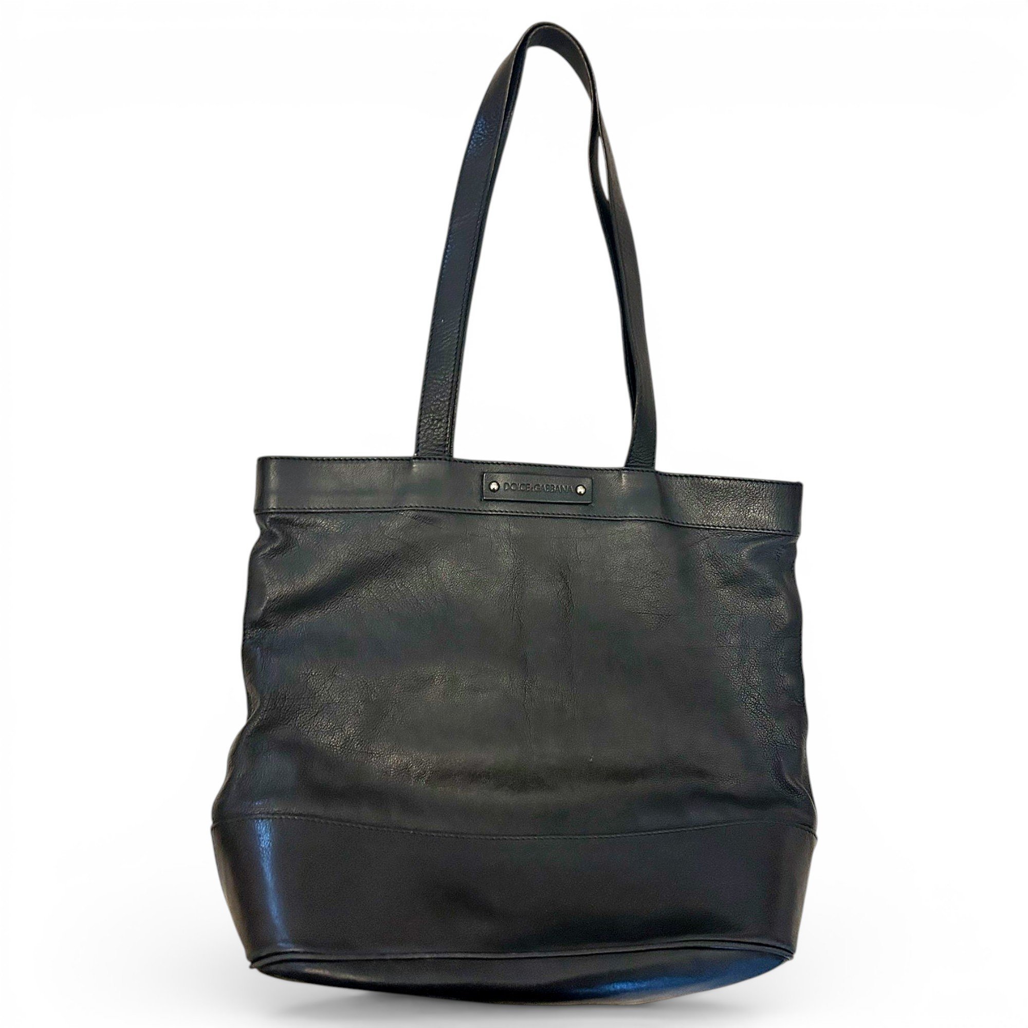 Leather tote