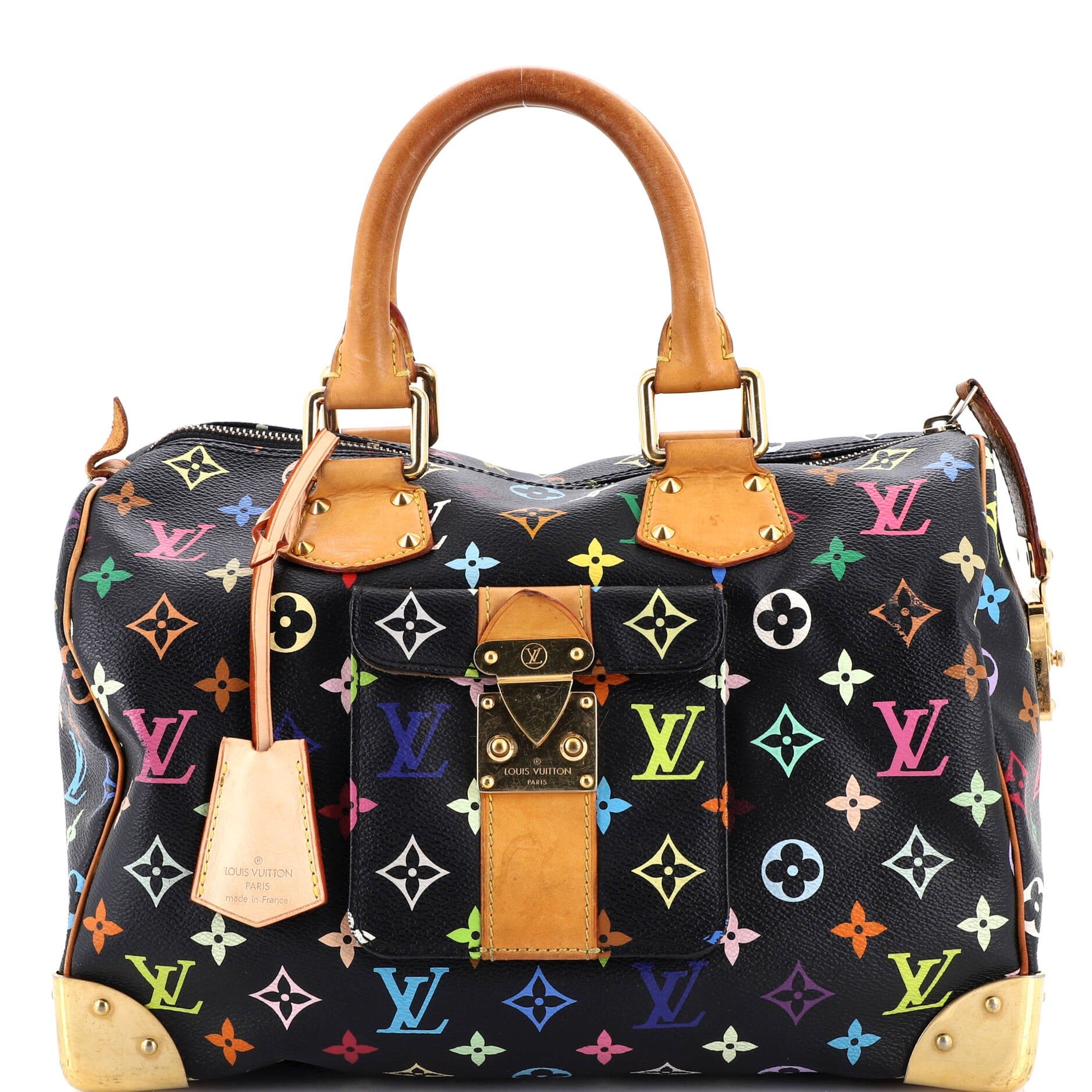Louis Vuitton Speedy Handbag Monogram Multicolor 30