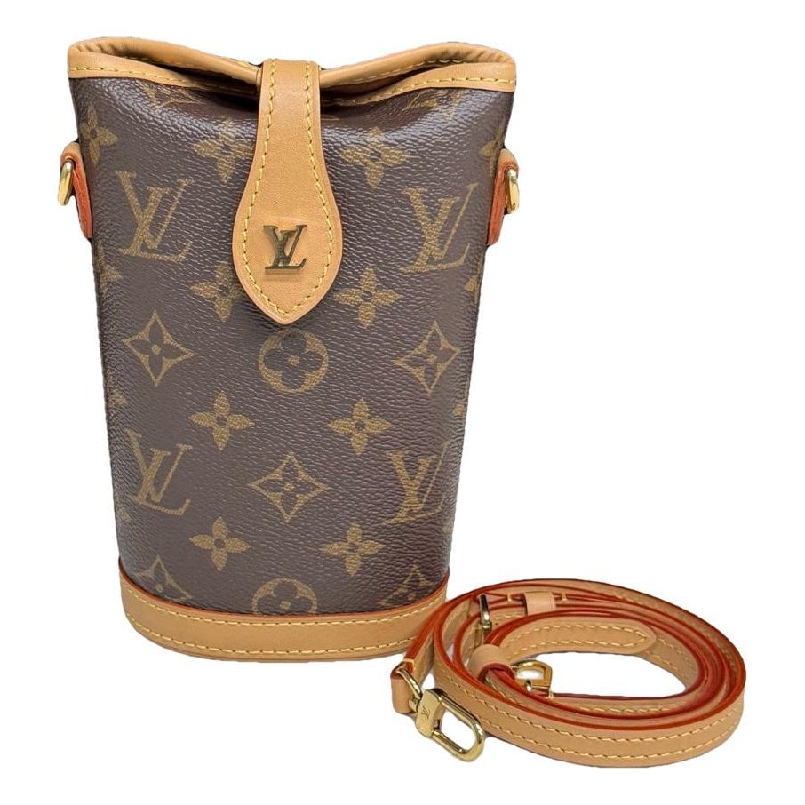Duffle leather handbag
