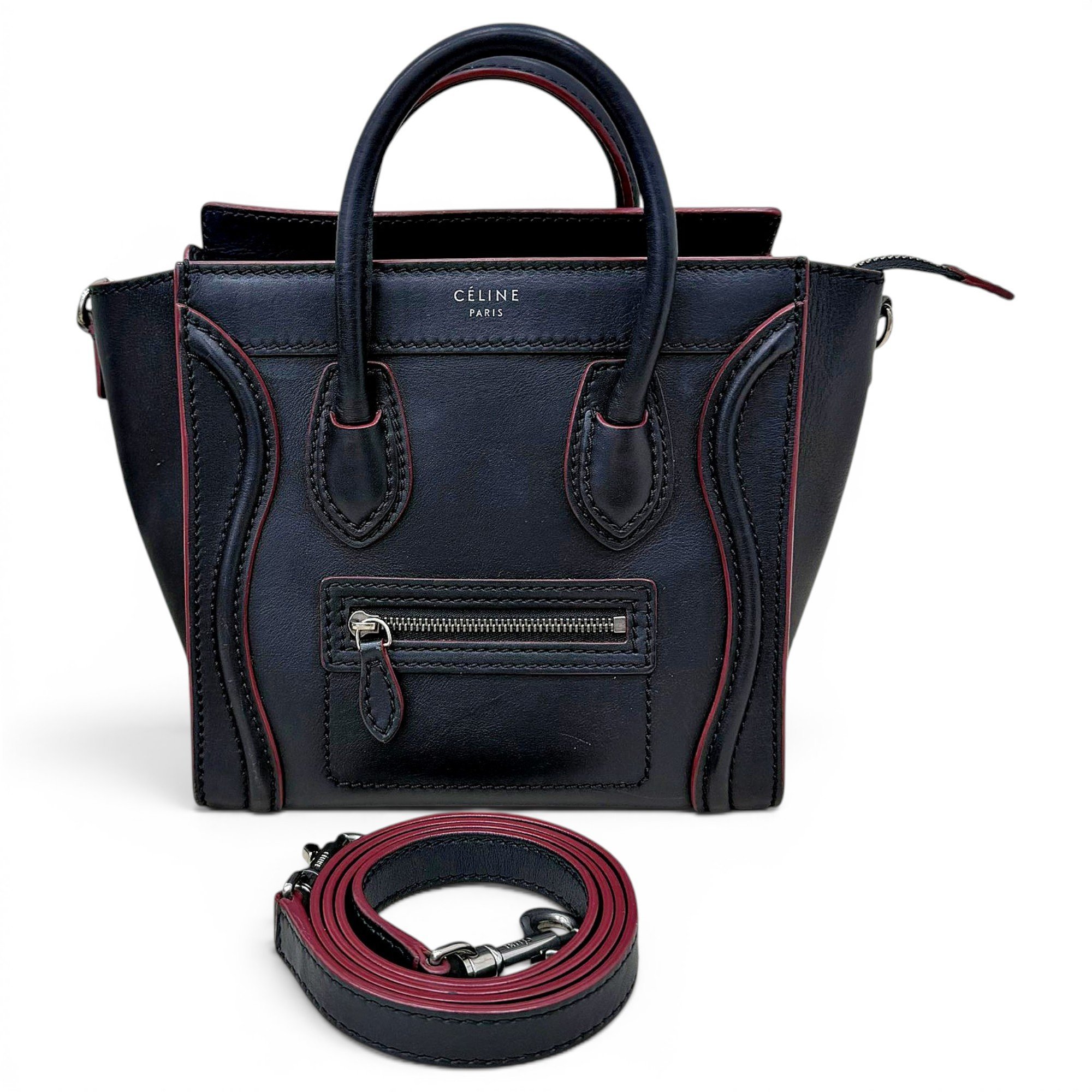Nano Luggage leather handbag